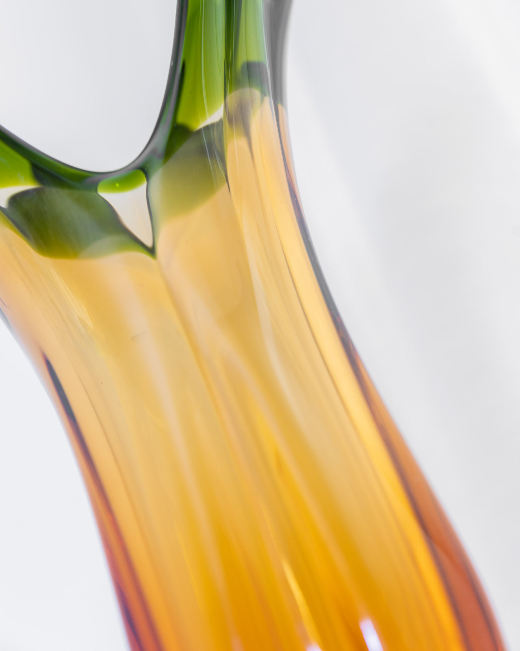 Large Murano Glass Vase by Fratelli Toso 60s