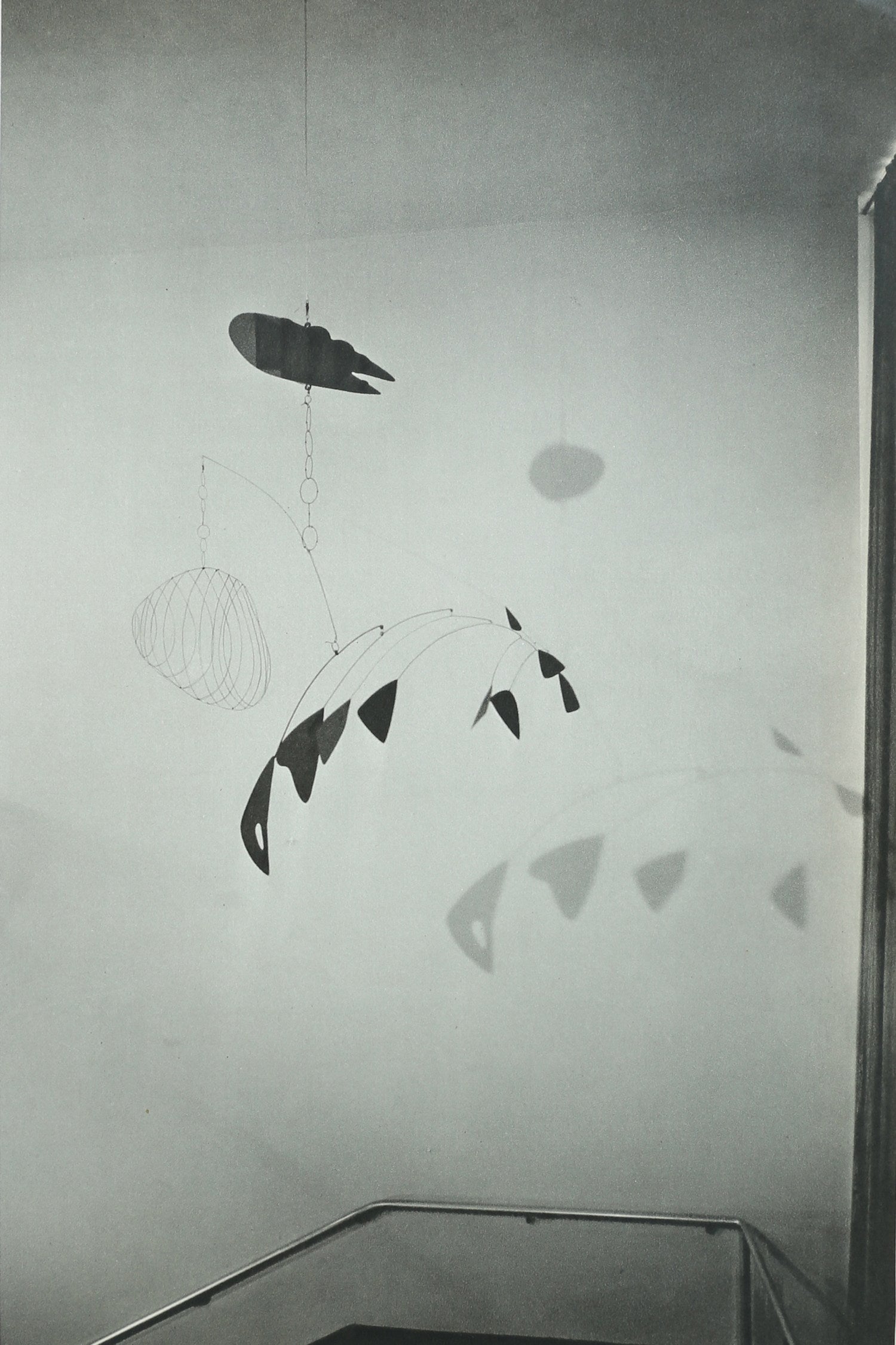 Masters of Modern Art Book — black and white image of hanging mobile
