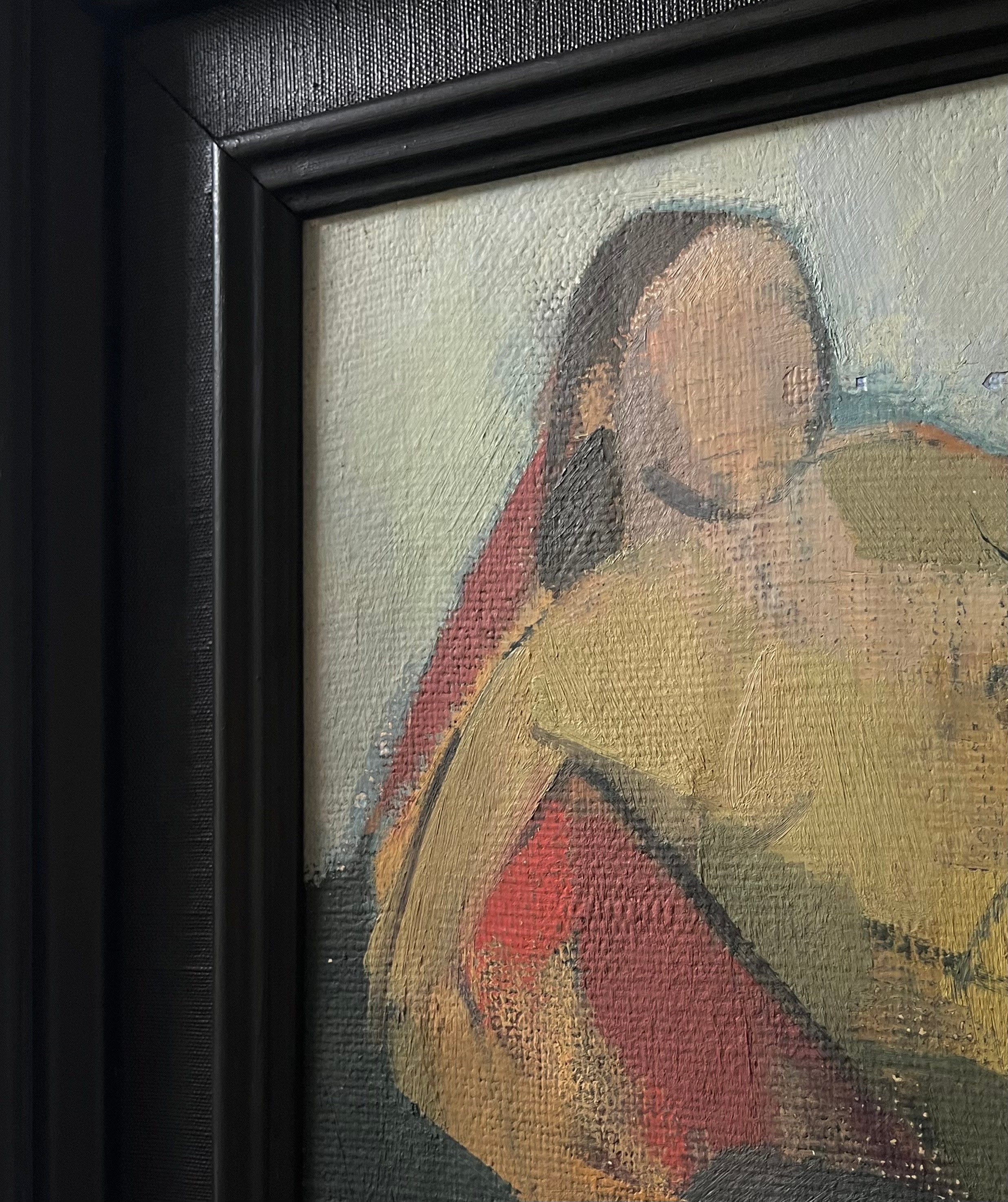 Midcentury Nude in Oil — side angle