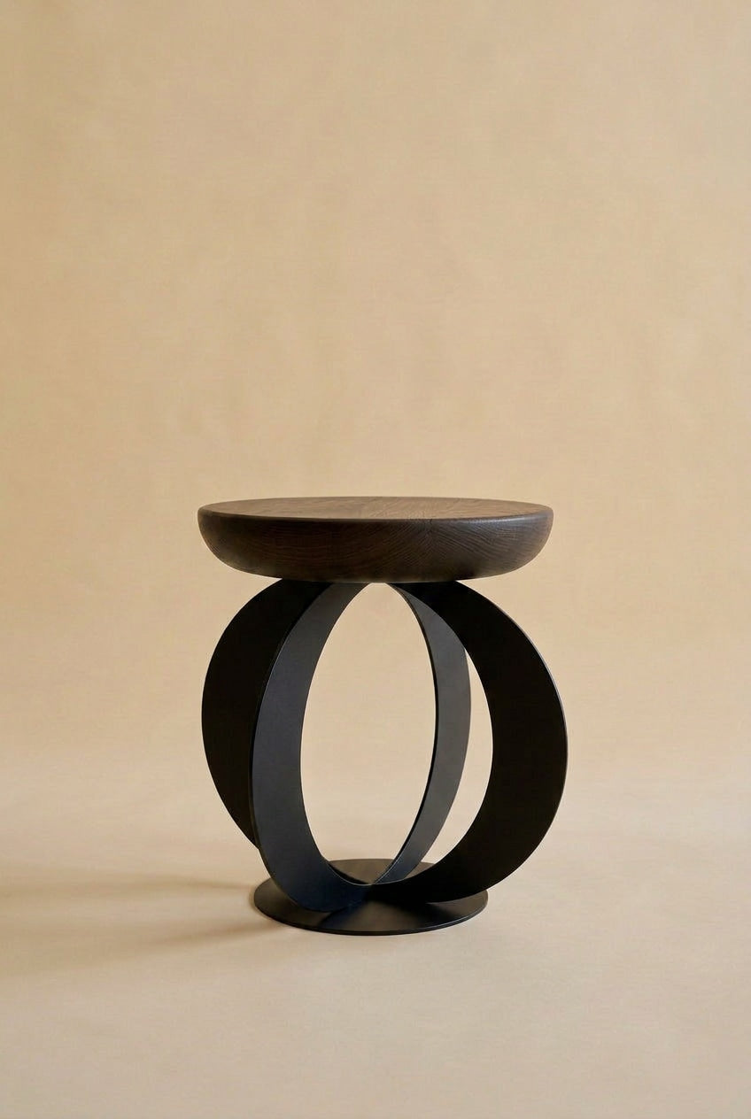 Minor Side Table - Black — lifestyle setting