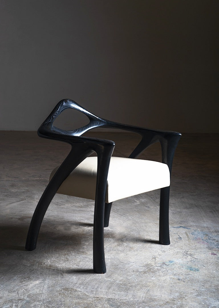 Darcey Armchair in Ash wood by Amorph | The Oblist — modern design, ash wood