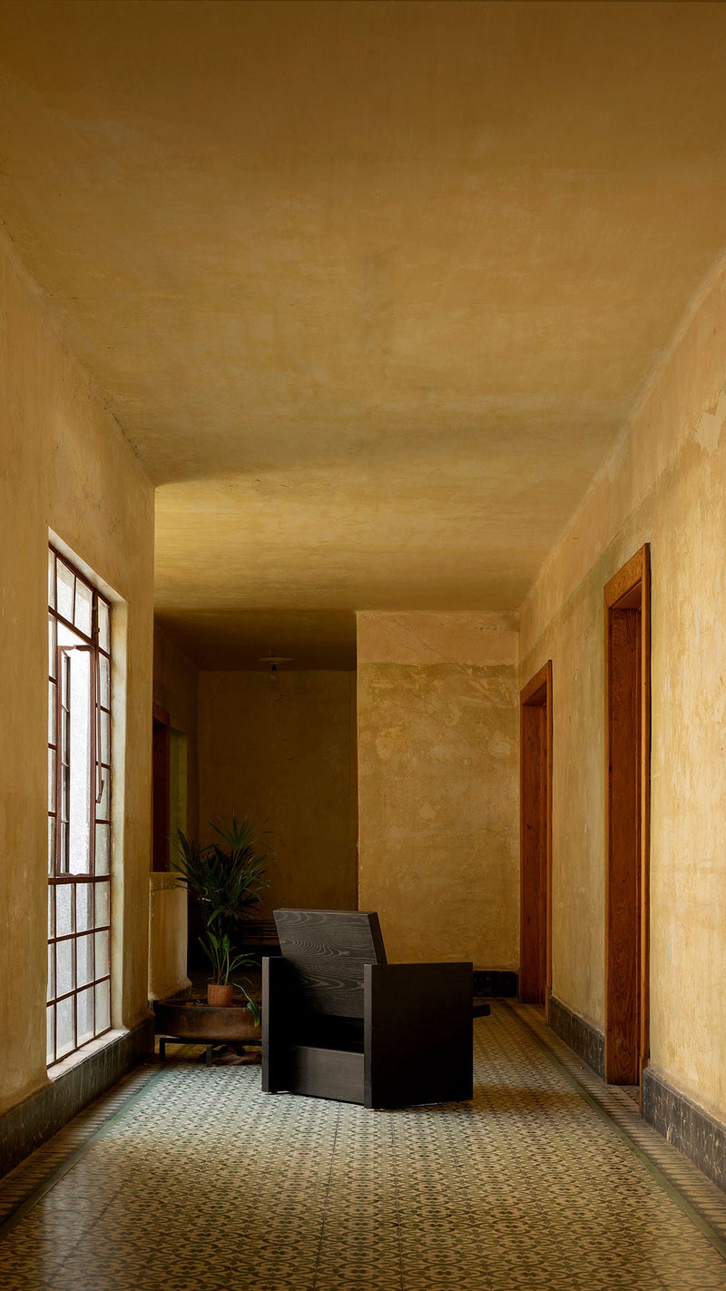 'Clavijero' Lounge Chair | Black Oak — detail view