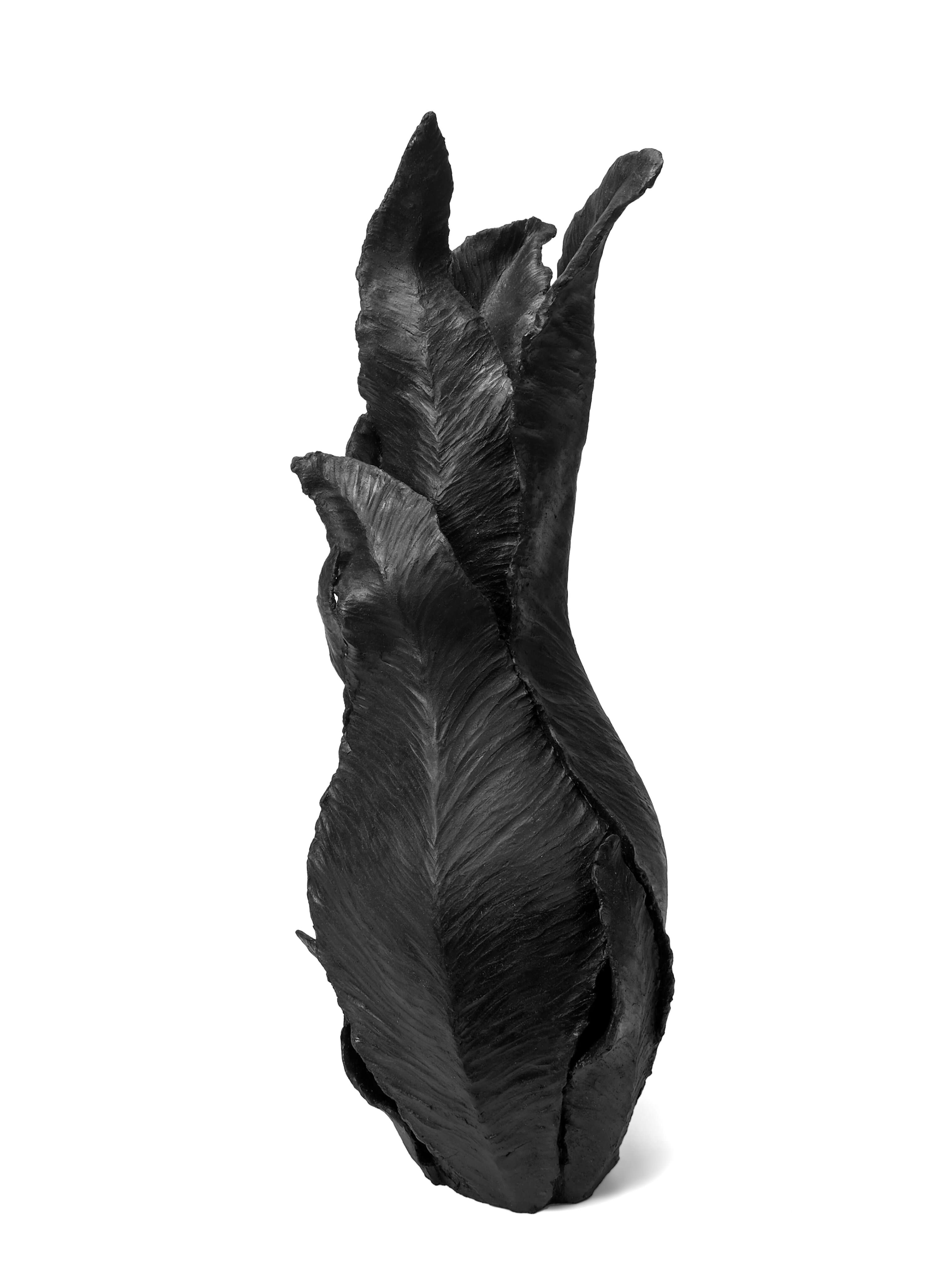 Contemporary Sculpture in Ceramic - MidNight Garden Collection - No 121 — lifestyle setting