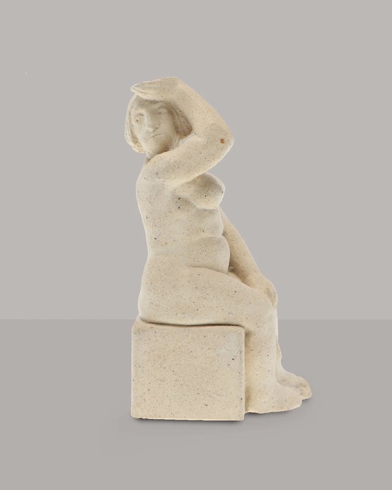 Small seated stoneware nude by Sten Faste (1912-1996) by RELIC LONDON | The Oblist