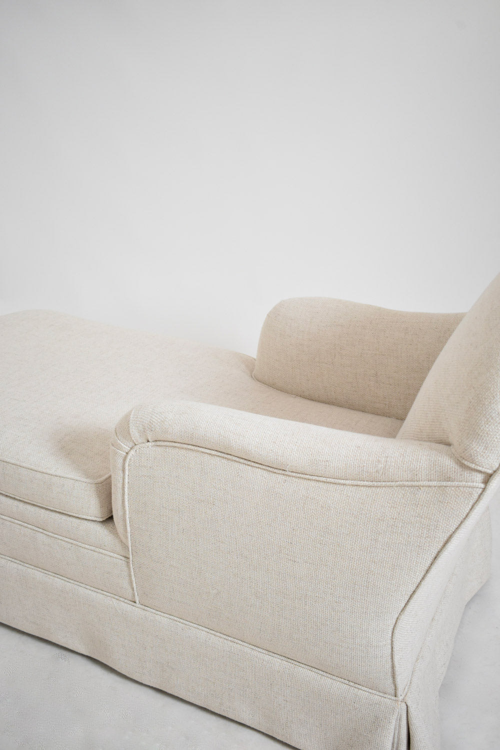 Fabric lounge chair, 1960s — lifestyle setting