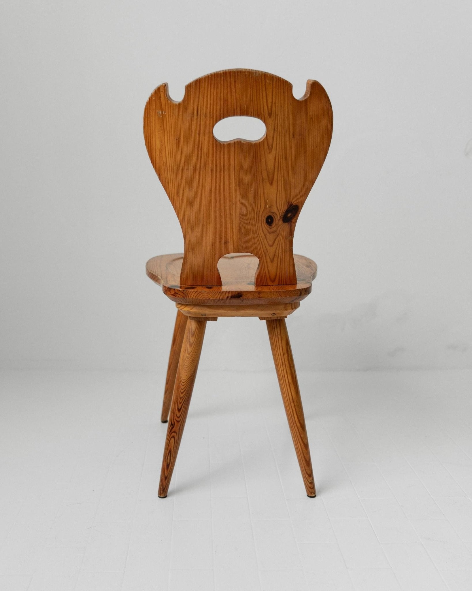Vintage 1960s Wooden Farmhouse Chairs by Bottega Jacobs