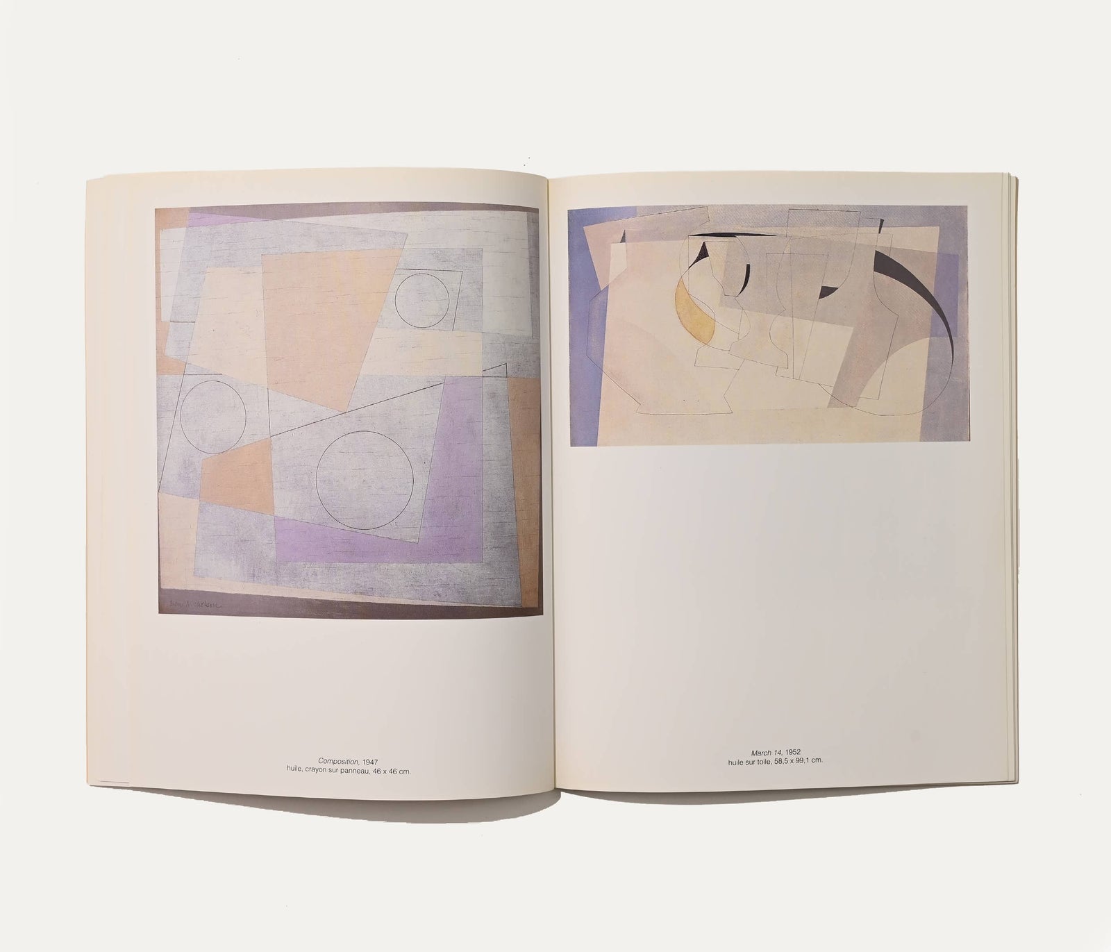Ben Nicholson, Galerie Marwan Hoss, 1990 Art Book — lifestyle setting