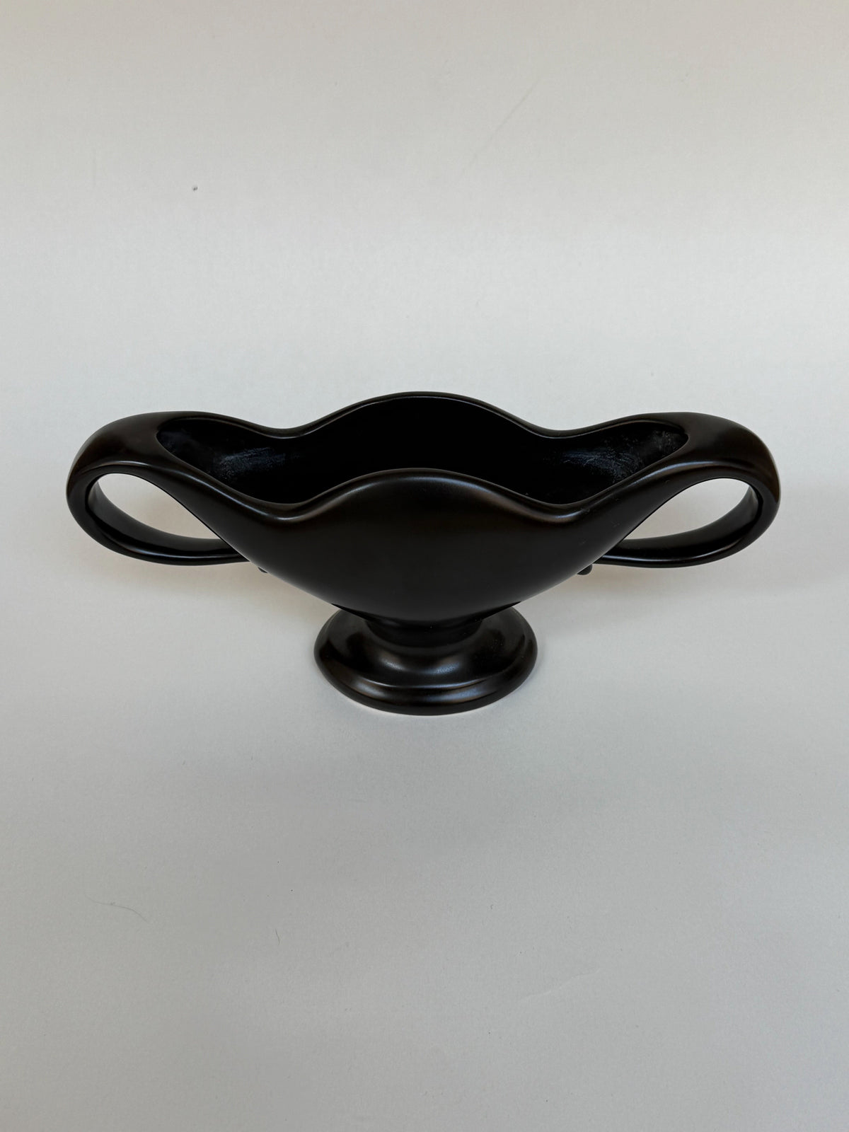 Vintage Fulham Pottery Mantle Vase, circa 1950s — side angle
