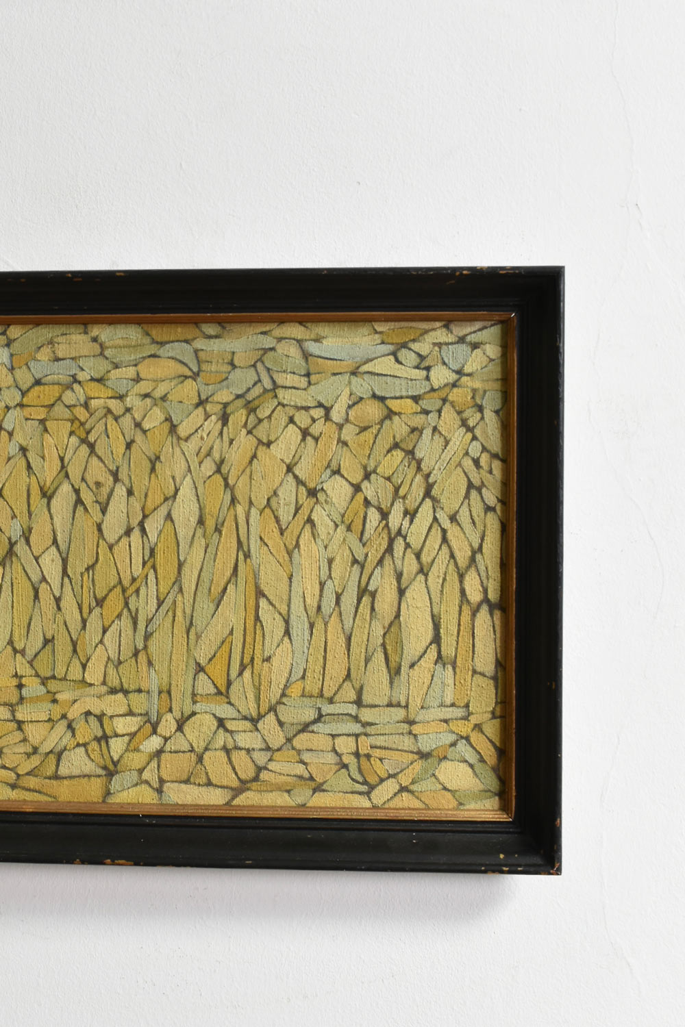 Abstract Composition, Oil on Panel, 1960s — side angle