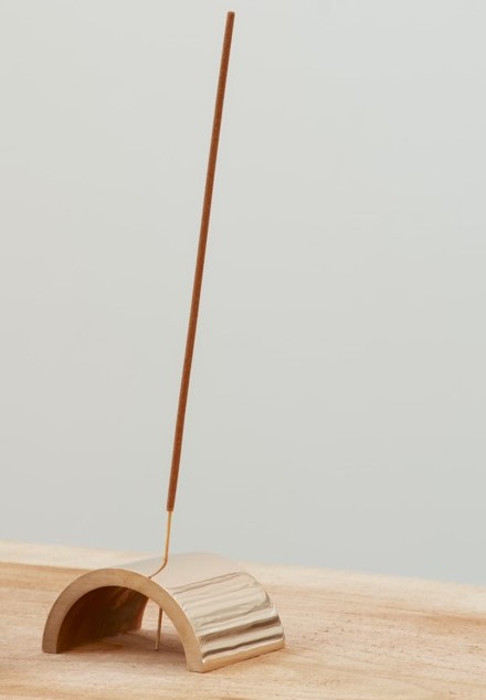 Up and down incense holders — side angle