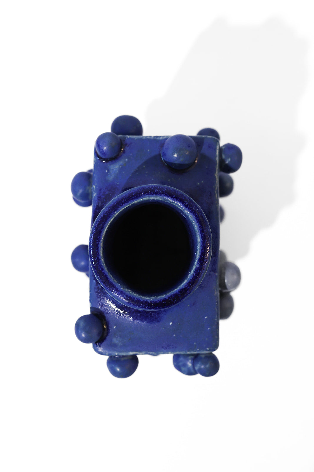 Ceramic Vase Sphères - Small azurite — in context