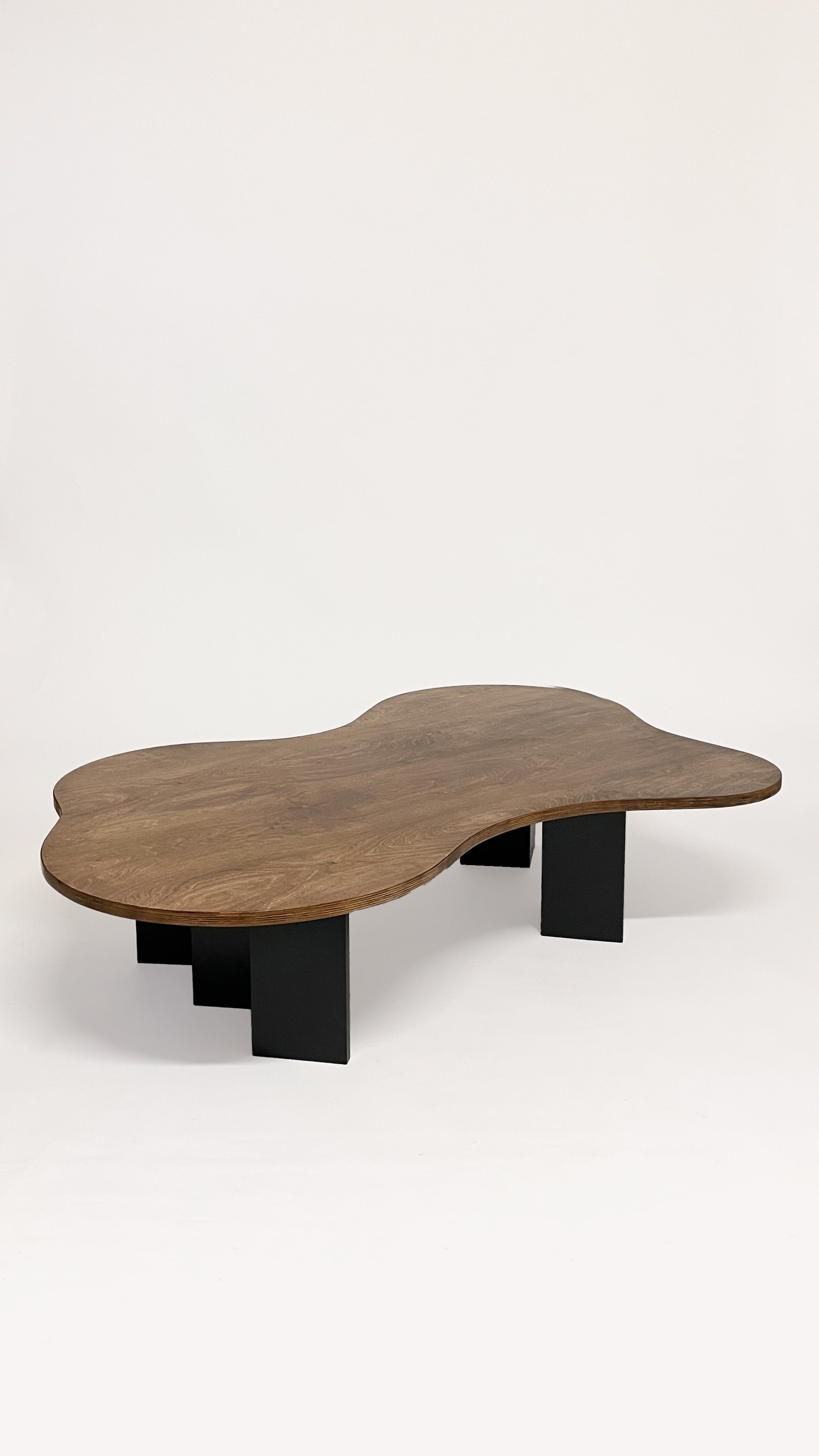 Spill Table - Oak Black by Goons | The Oblist — handcrafted oak, modern design