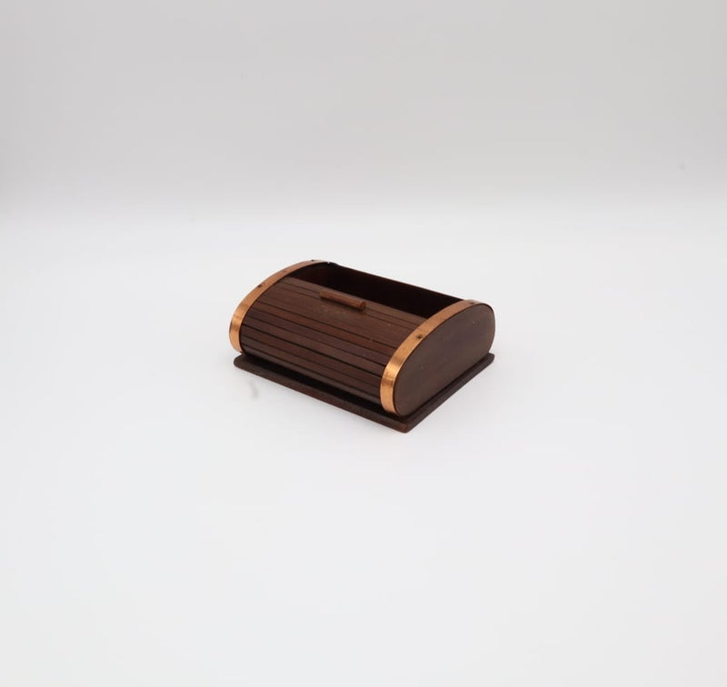 Vintage Mid-Century Roll-Top Box — Netherlands, 1960s by Forma Finds | The Oblist