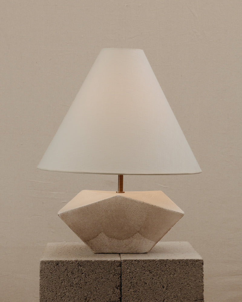 Summit Lamp by JS/WRKSHP | The Oblist — handcrafted ceramic, neutral color