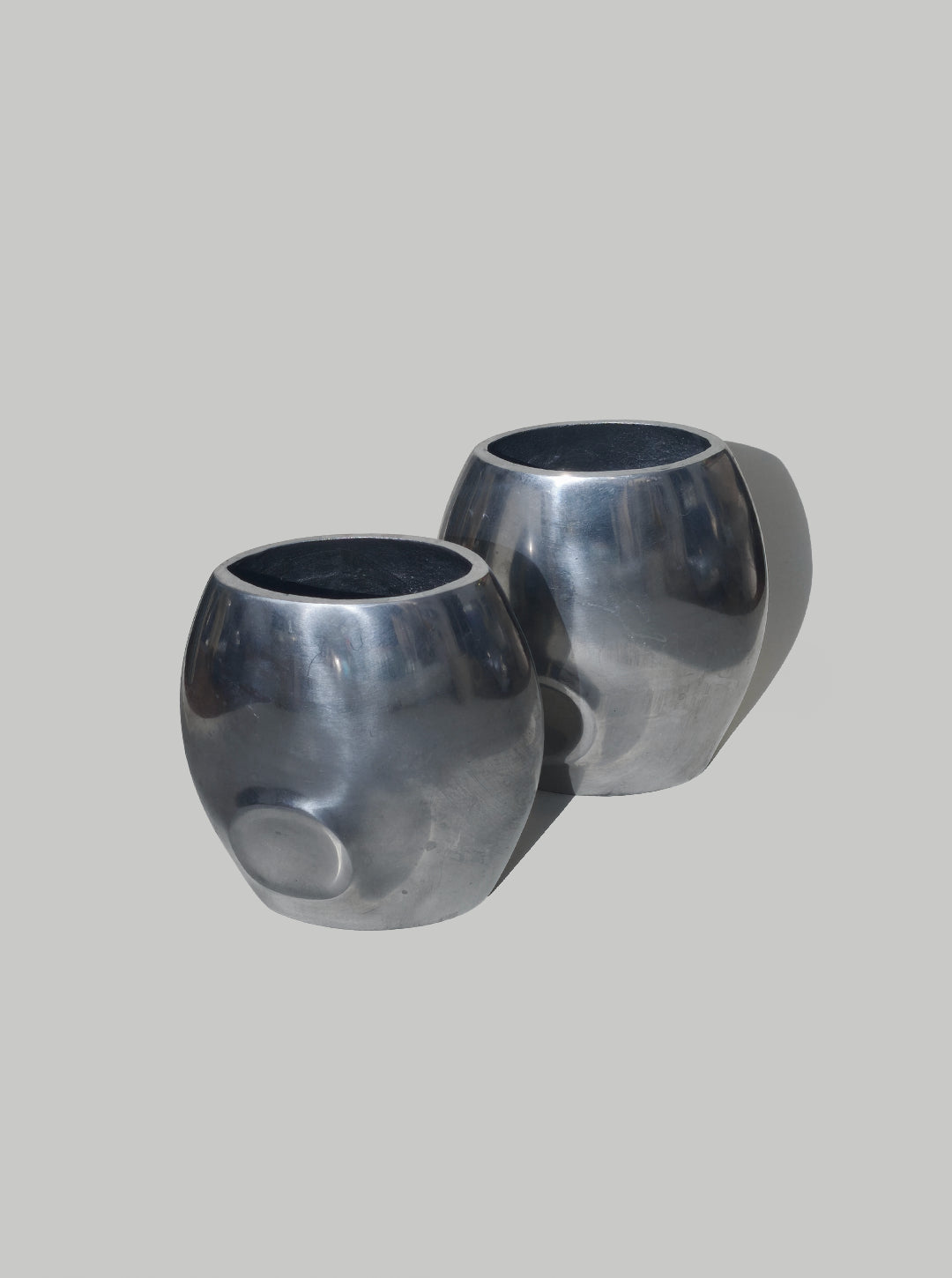 Pair of Small Modern Vases — close-up