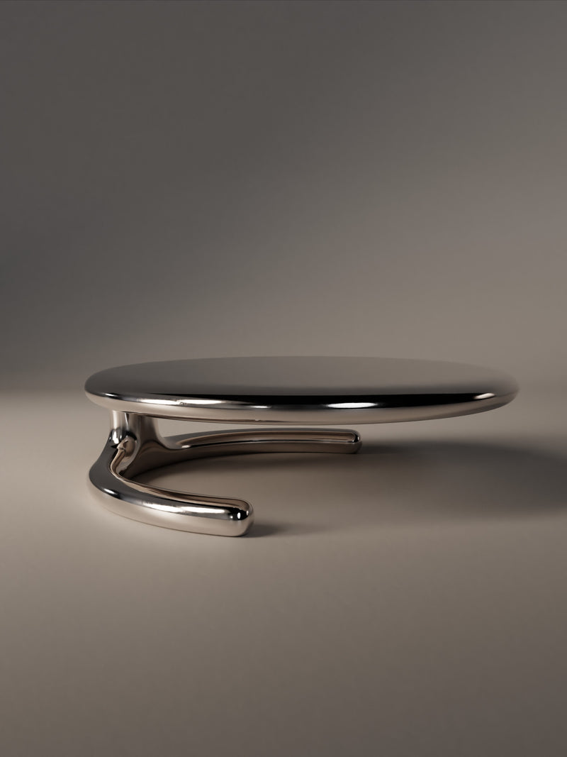 “Somnia” Low Table | Aluminum by Giselle Vanessa Johnson | The Oblist