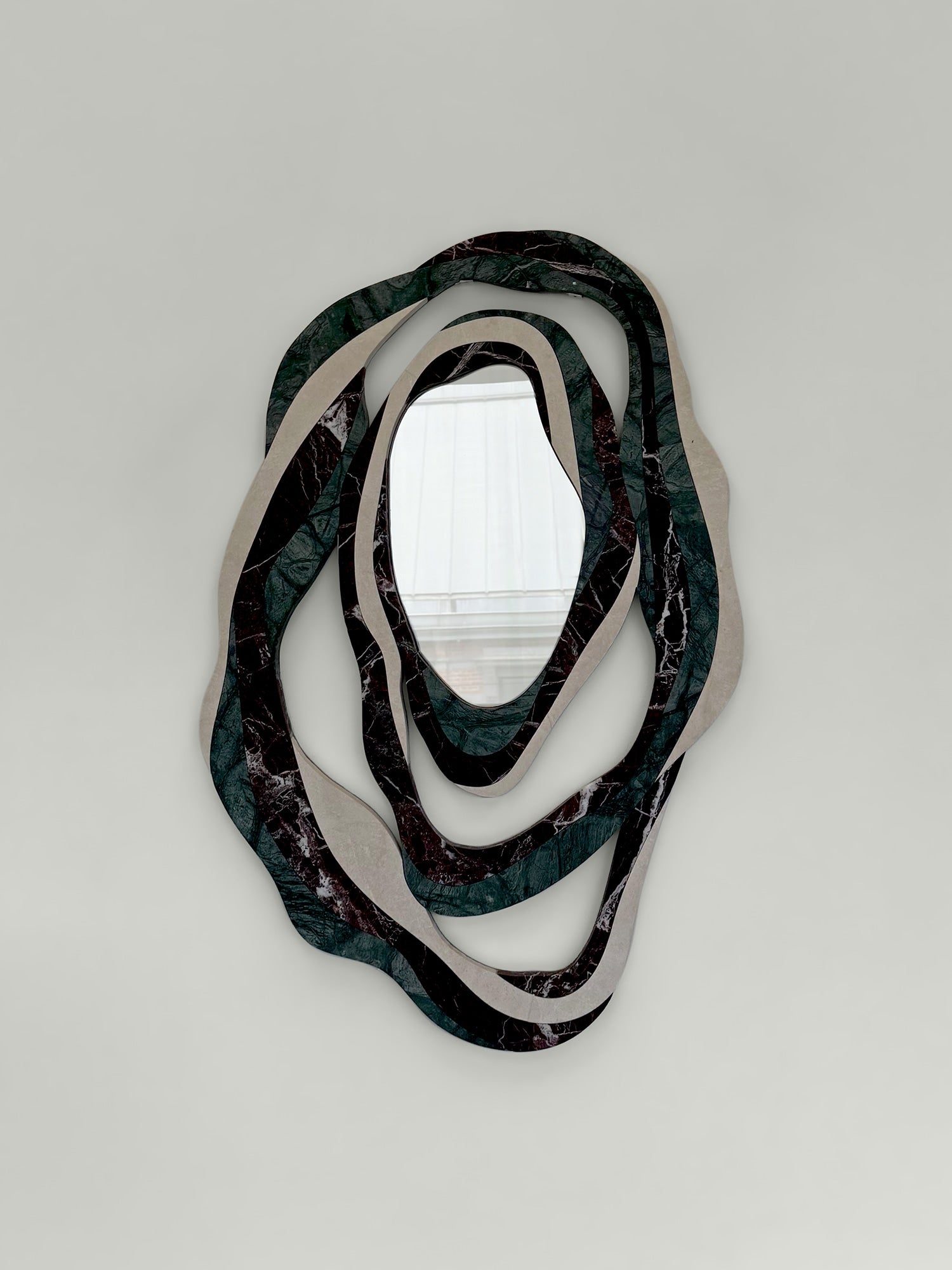 'Orbis' Marble Mirror