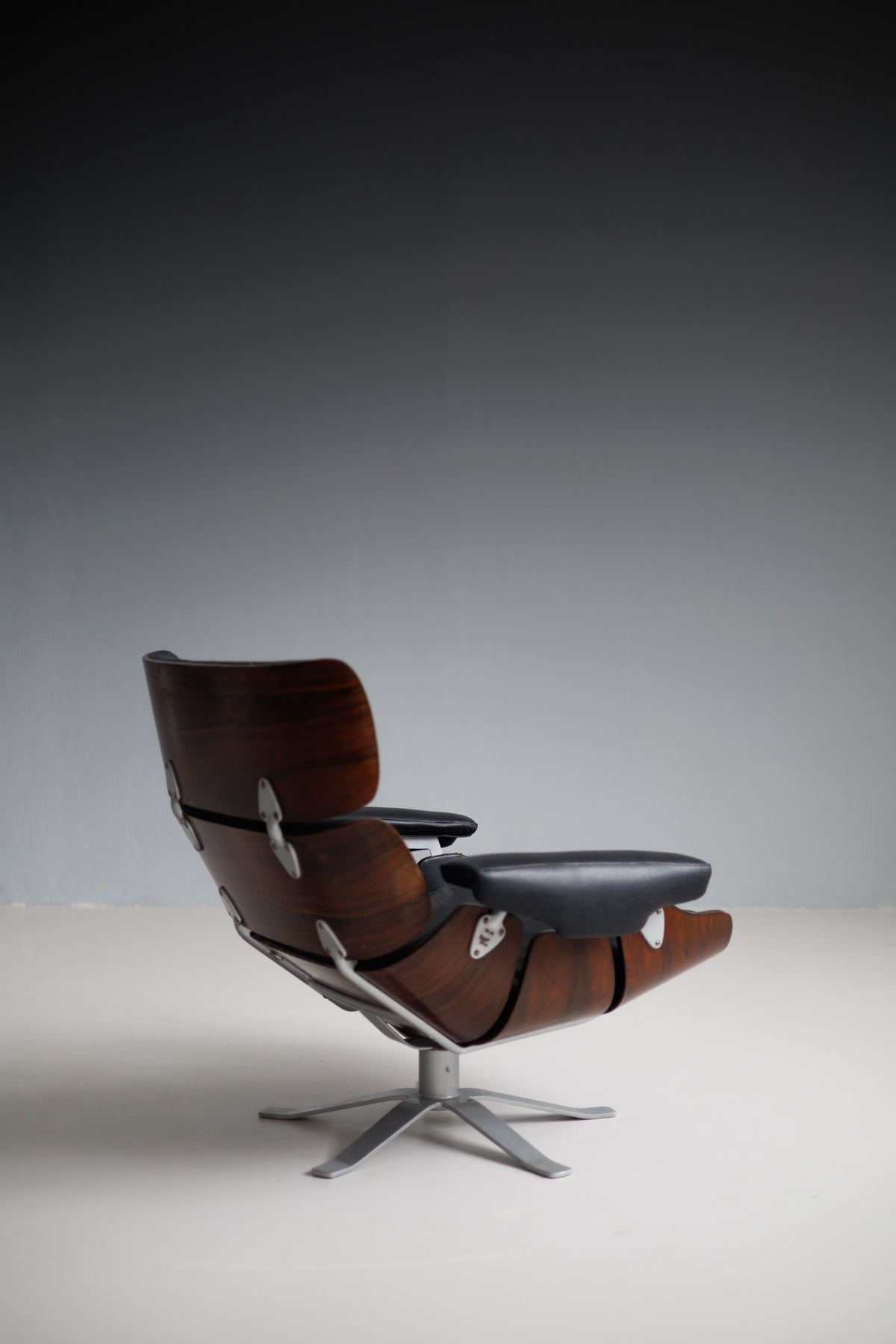 A Very Rare Lounge Chair by Carlo Hauner — side angle