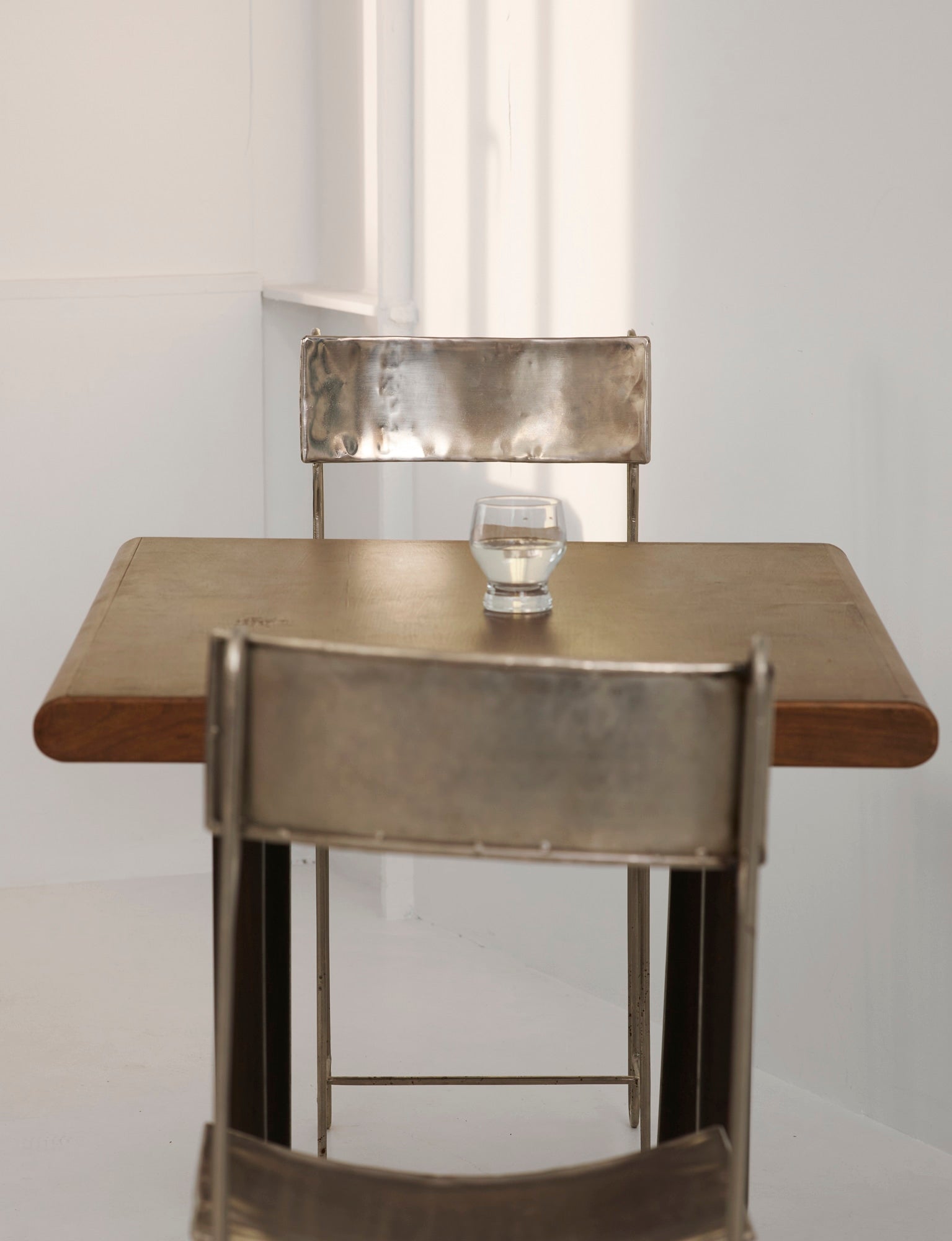 Set of 4 Metal Artist Dining Chairs from France Circa 1960-70