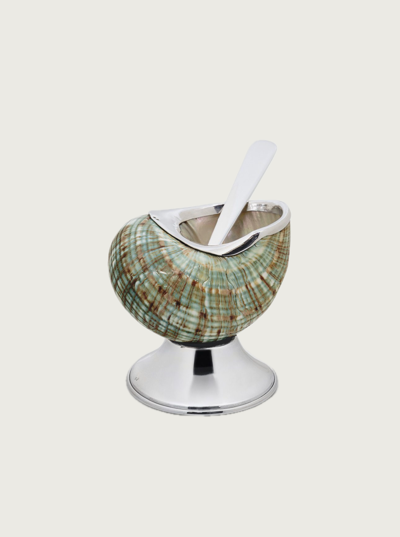 Jade Shell Sugar Bowl featuring a stunning green color and durable construction