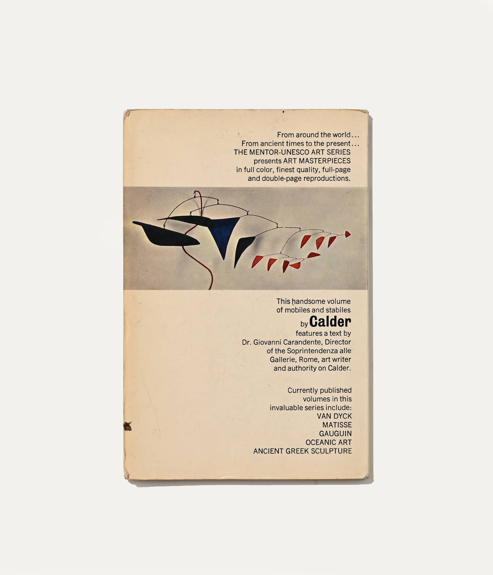 Calder: Mobiles and Stabiles, 1968 Art Book — detail view