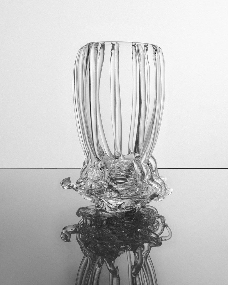 Handblown glass vase no3 by 2222Studio | The Oblist