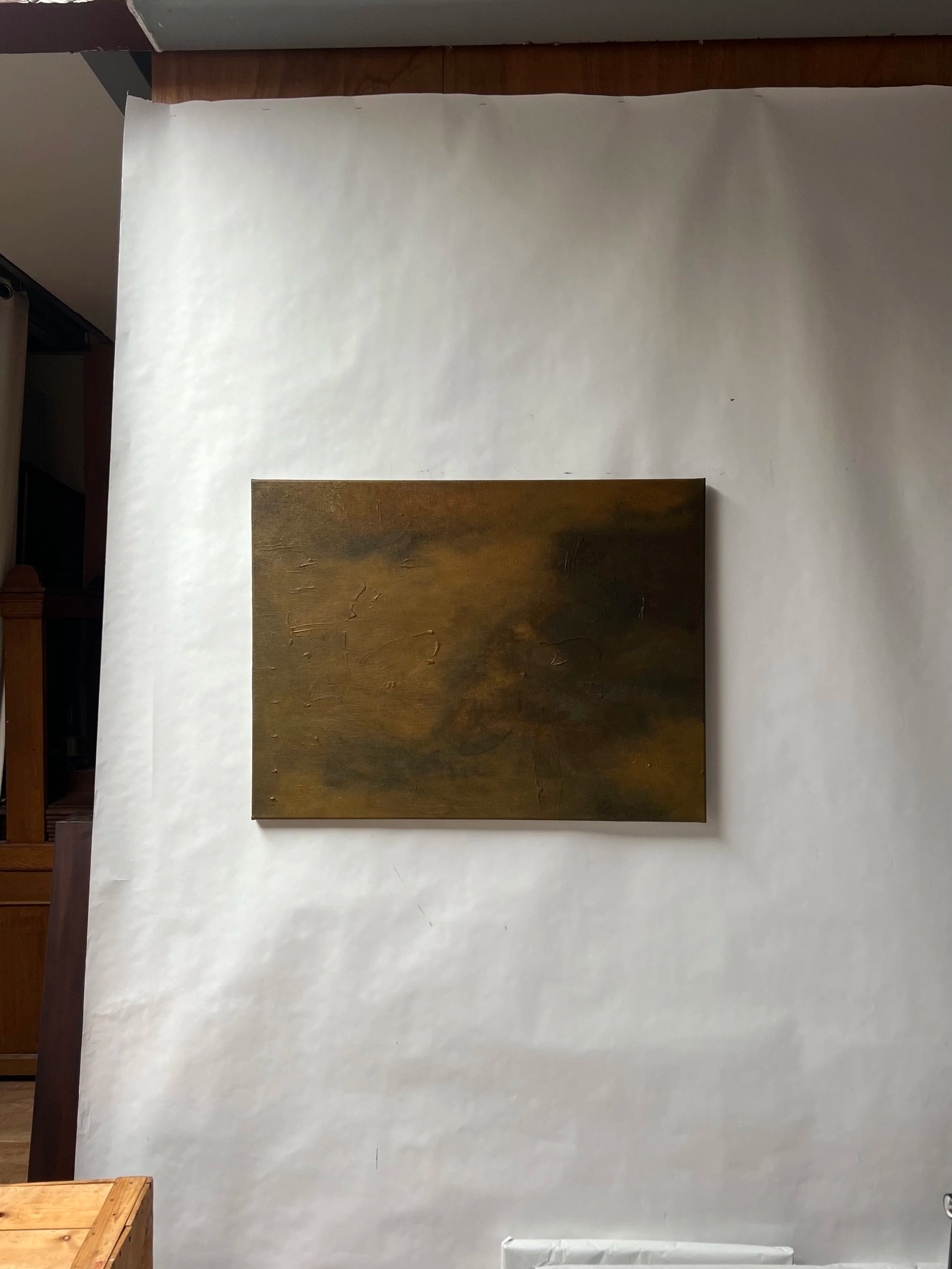 Evening Light (2025) - Oil Painting by Aimée Adriaansen — detail view