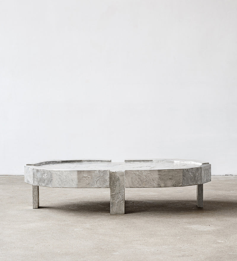 Splav Tin Table (bigger) by ZEMNA | The Oblist — handcrafted metal, modern design
