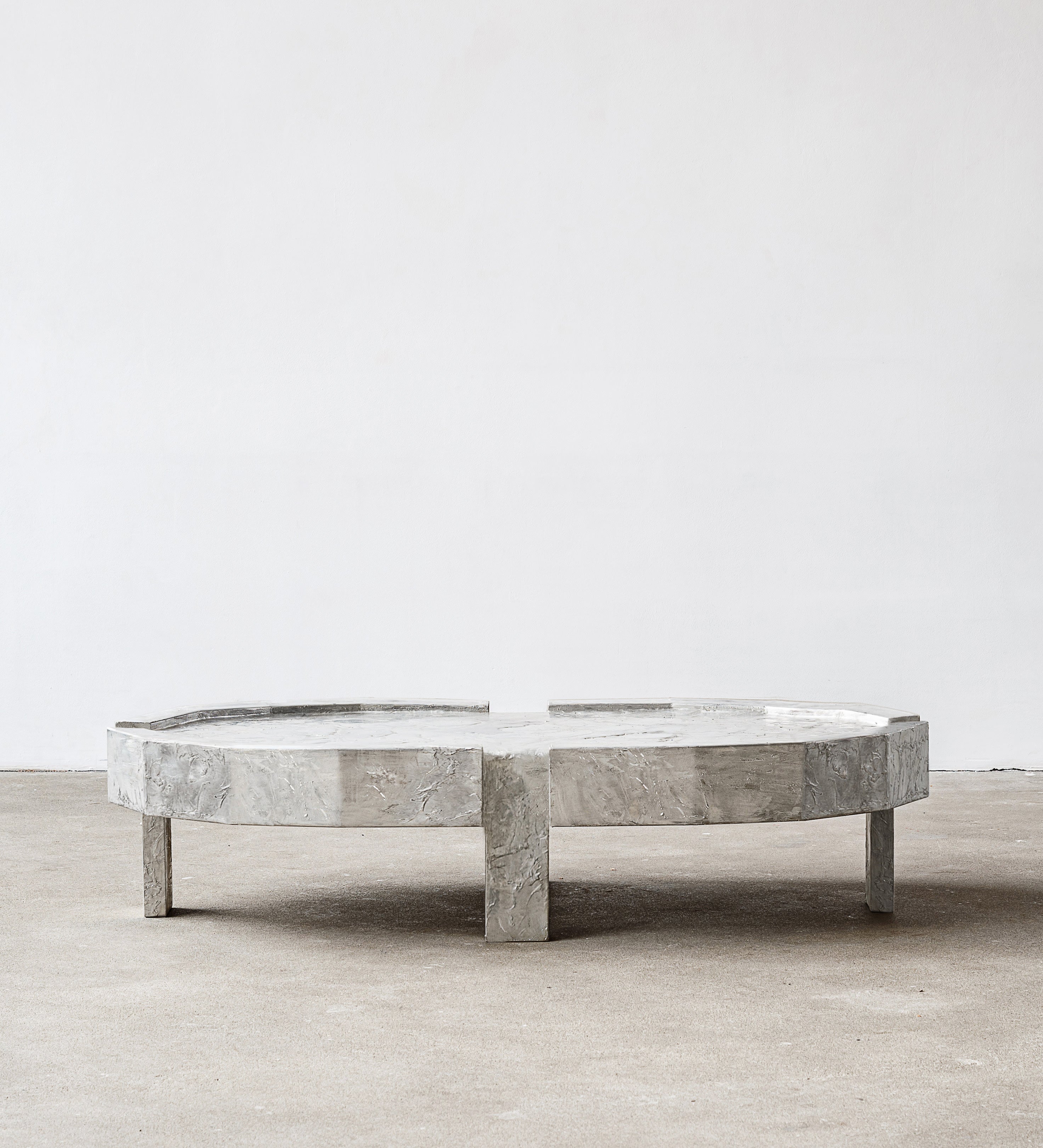 Splav Tin Table (bigger) by ZEMNA | The Oblist — handcrafted metal, modern design