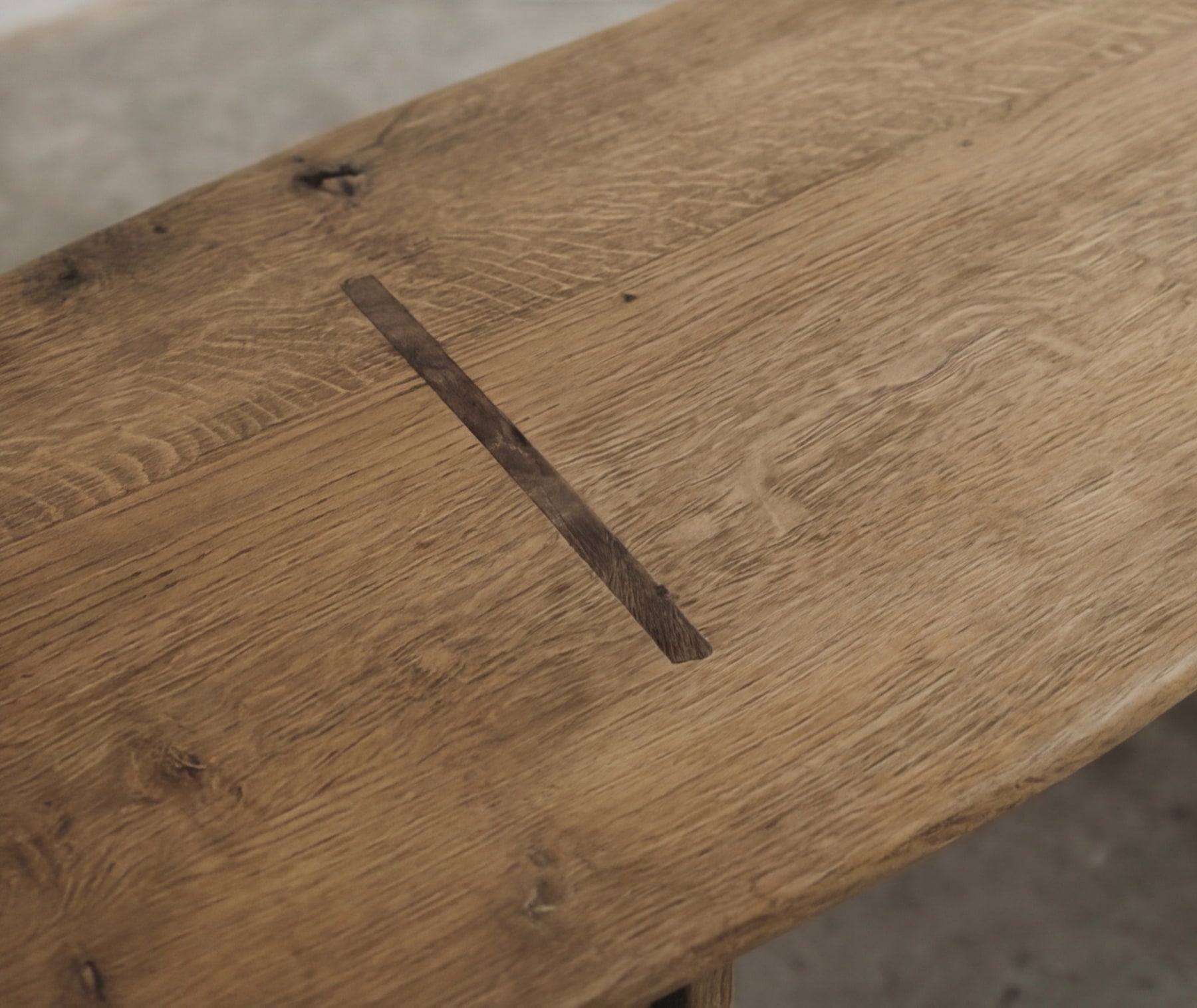 Coffee table "cliff serie" — detail view