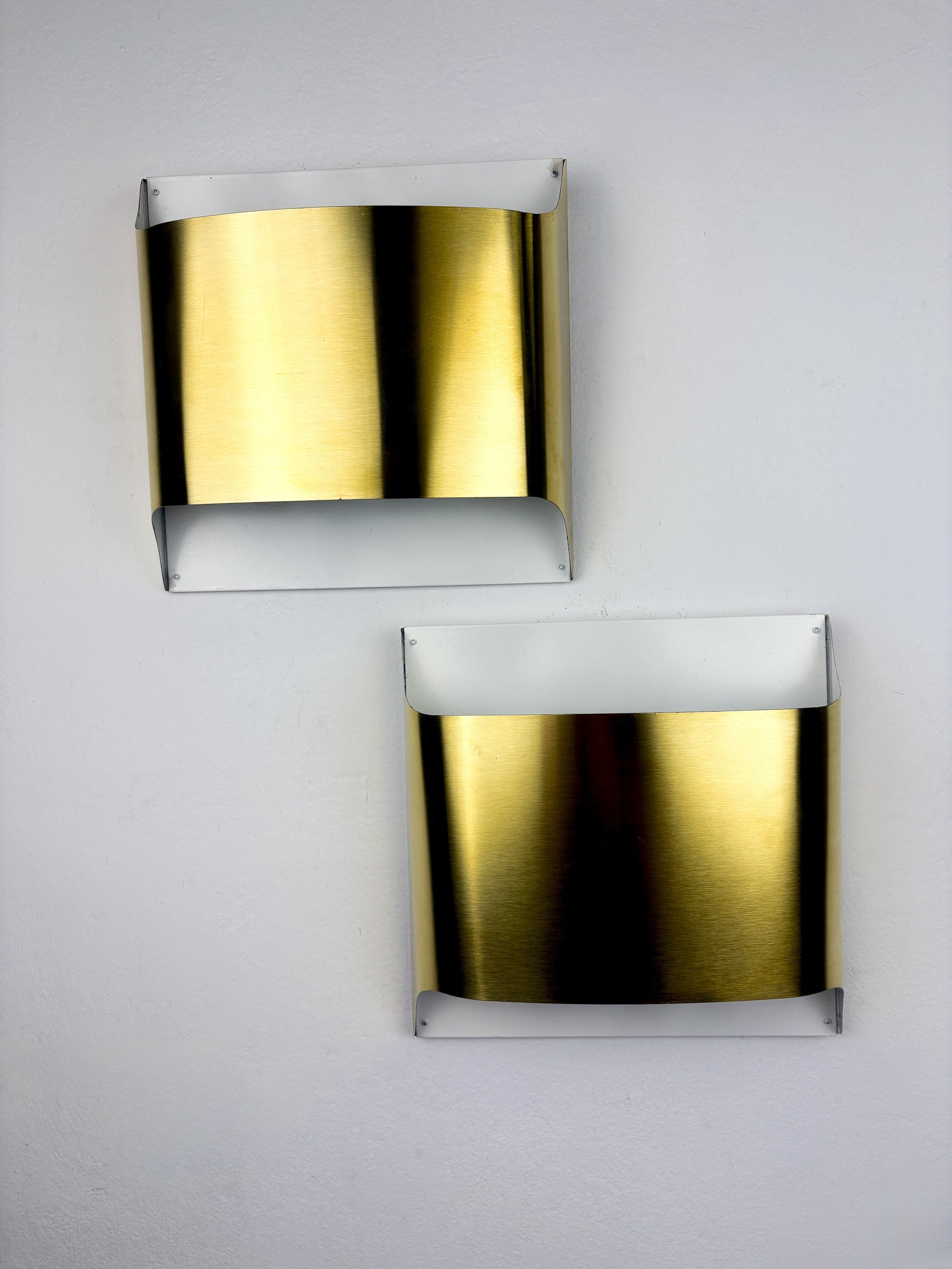 Pair of Dieter Witte Wall Lamps for Staff Leuchten - Germany 1970s — side angle