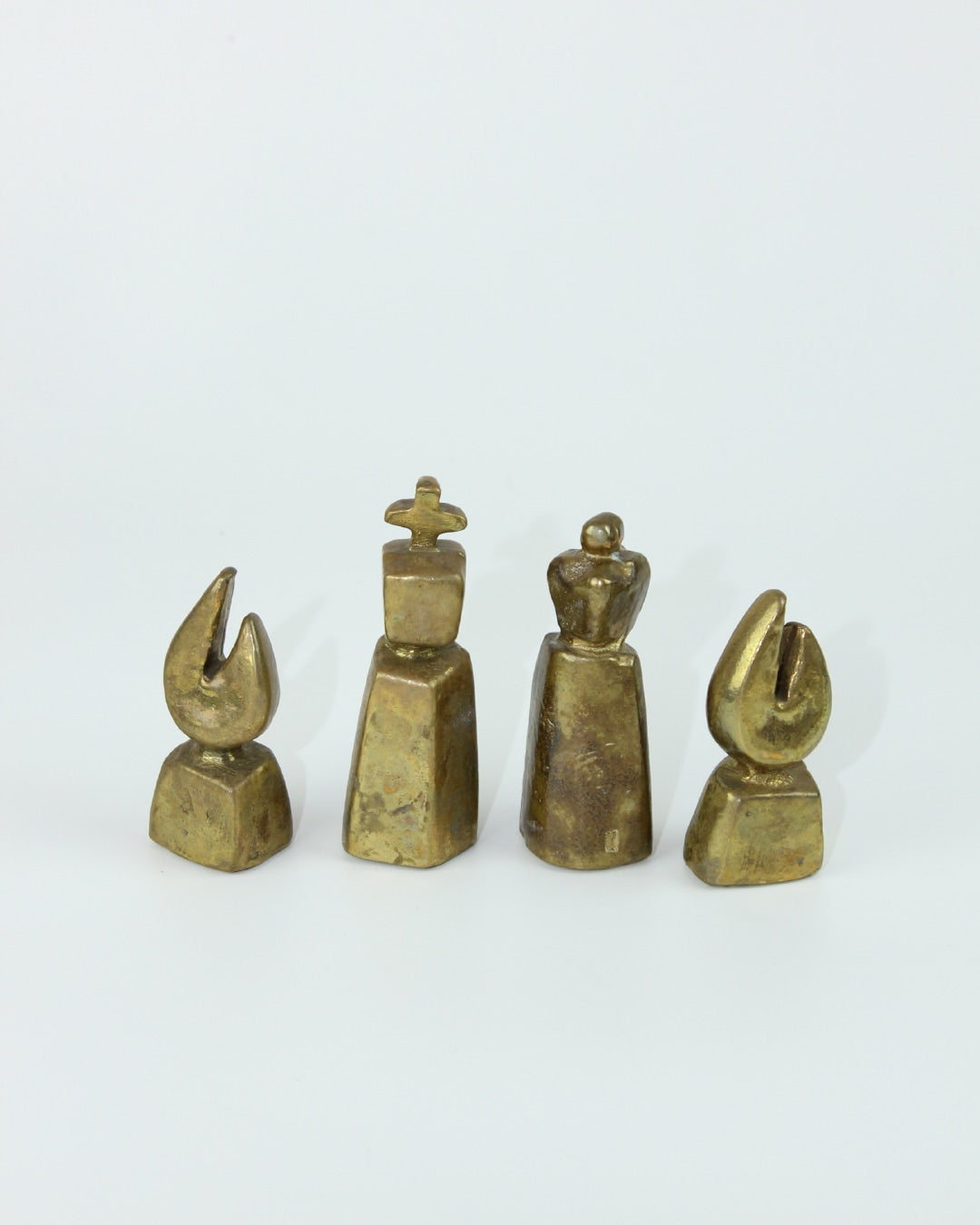 70's Brutalist Chess Set — in context