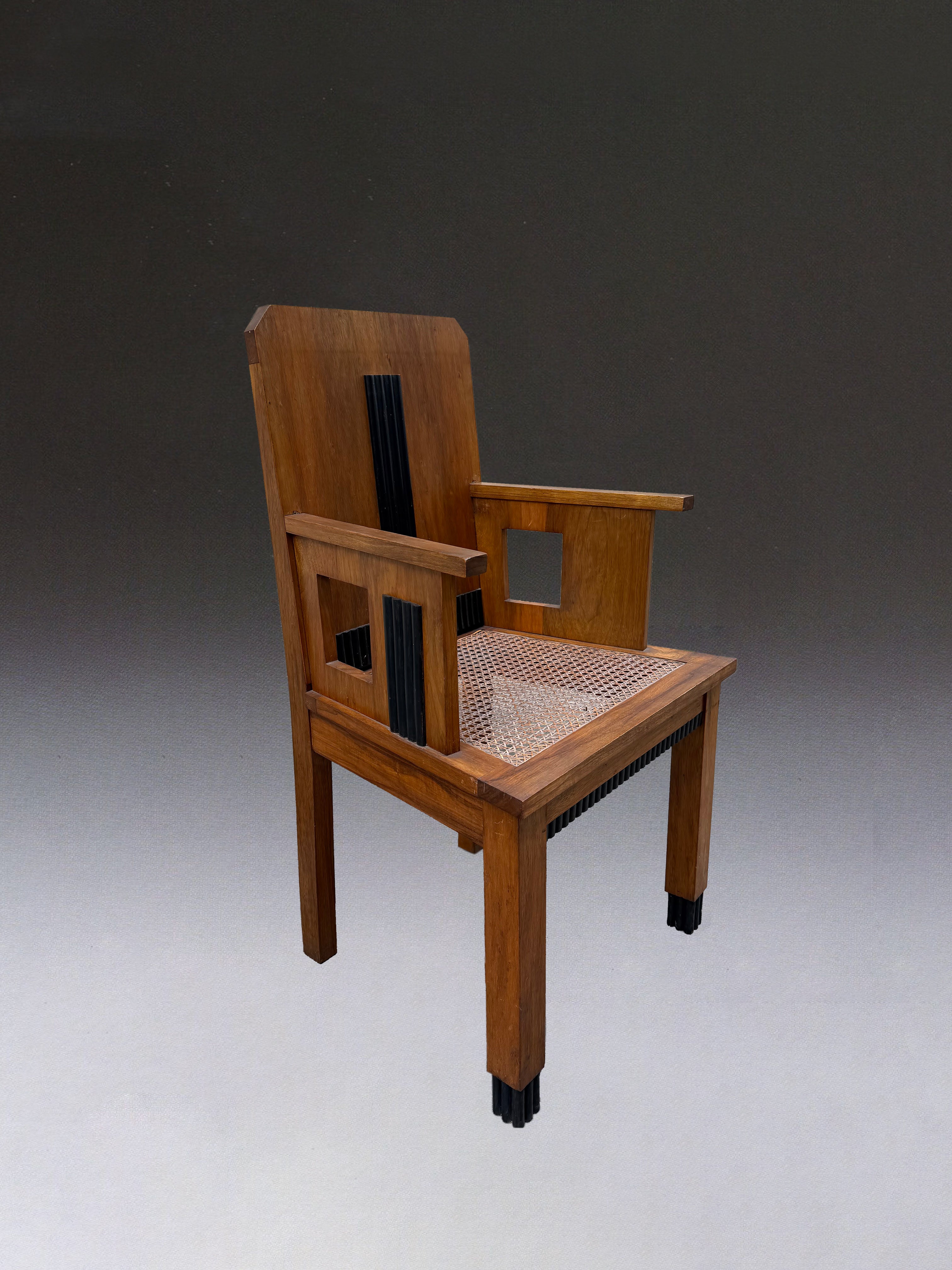 Art Deco Armchair in Mahogany - Art Deco/Modernist Collection — detail view
