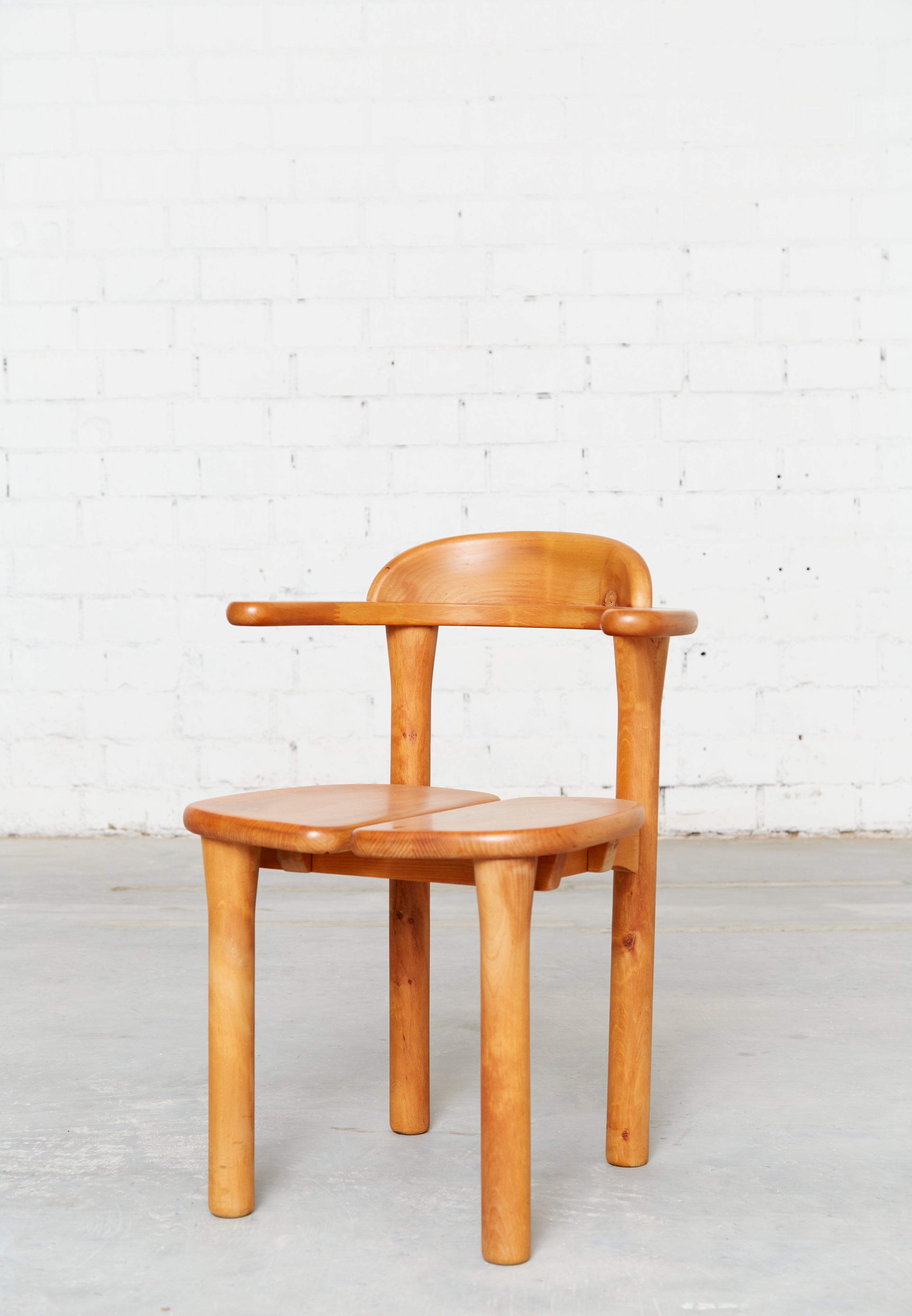 Set of 4 Erwin Berghammer Opus I Stühlen für Team 7 — side angle