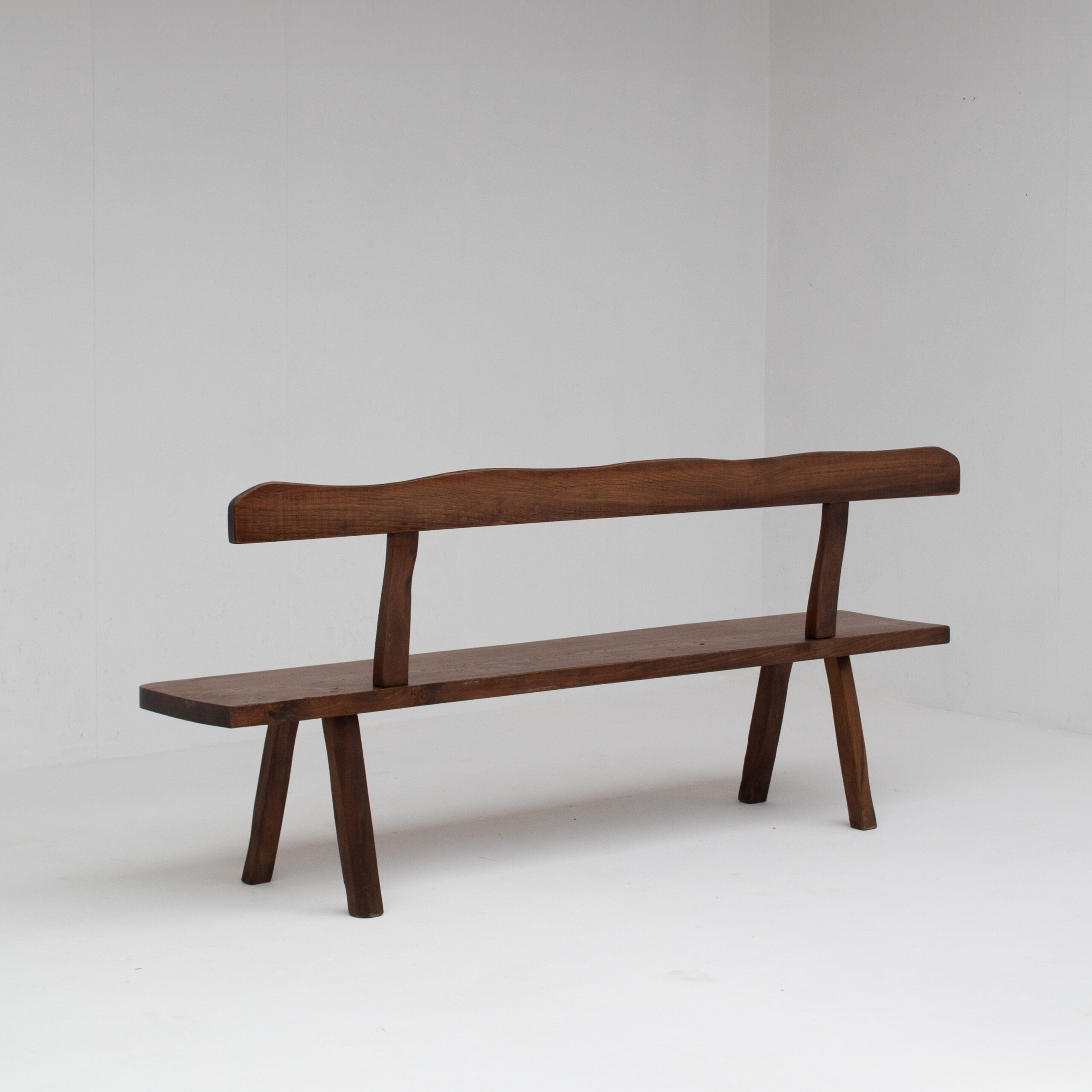 Olavi Hänninen Bench in Solid Pine, Finland 1960s — detail view