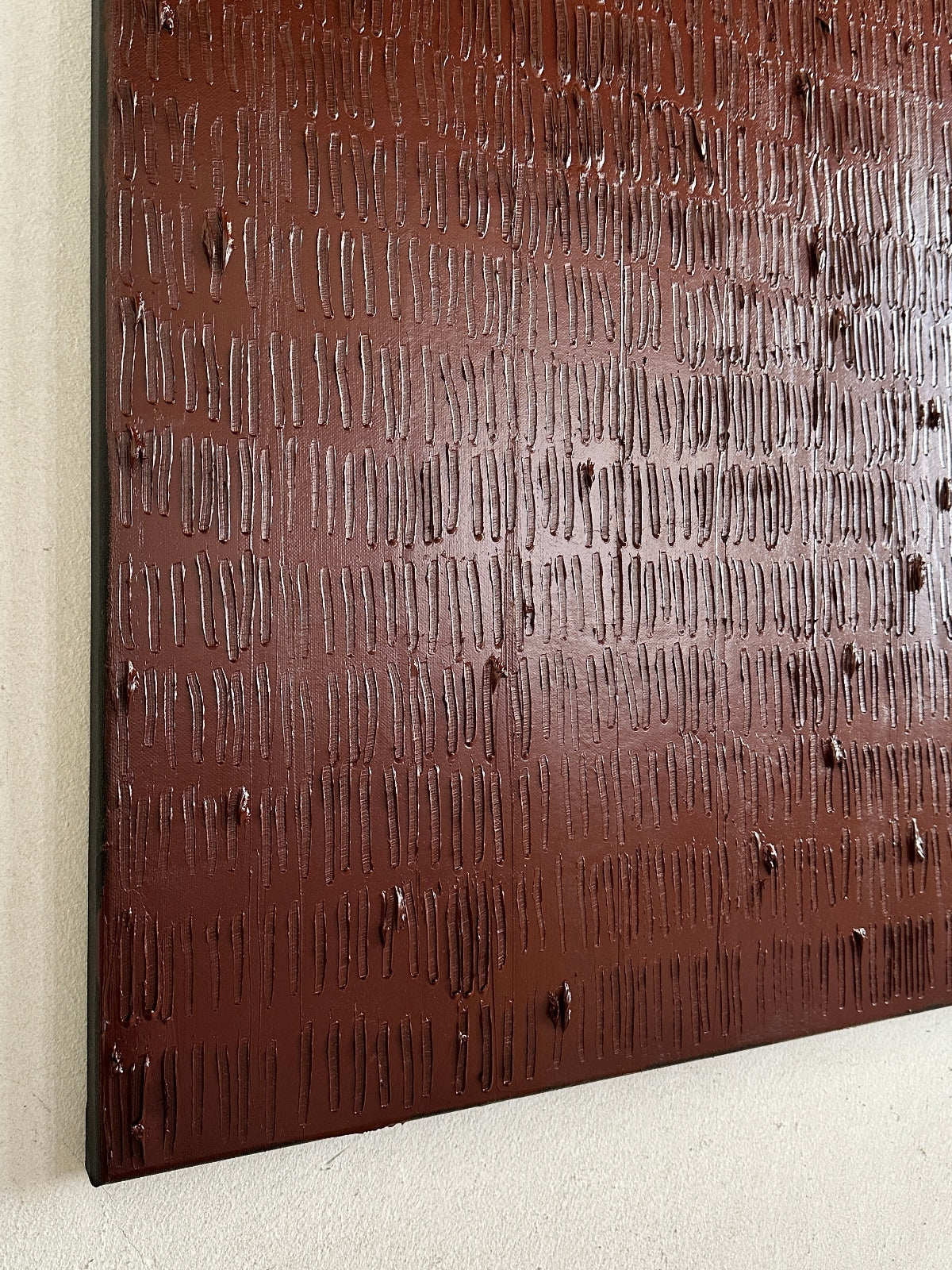 'Indian Wine - Turf Series' Painting — lifestyle setting