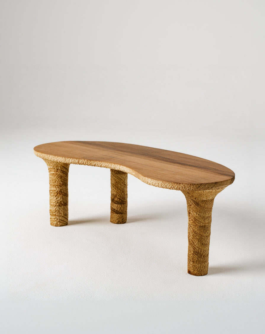 Organic Textured Coffee Table by Igor Louis de Kerchove | The Oblist — handcrafted wood design
