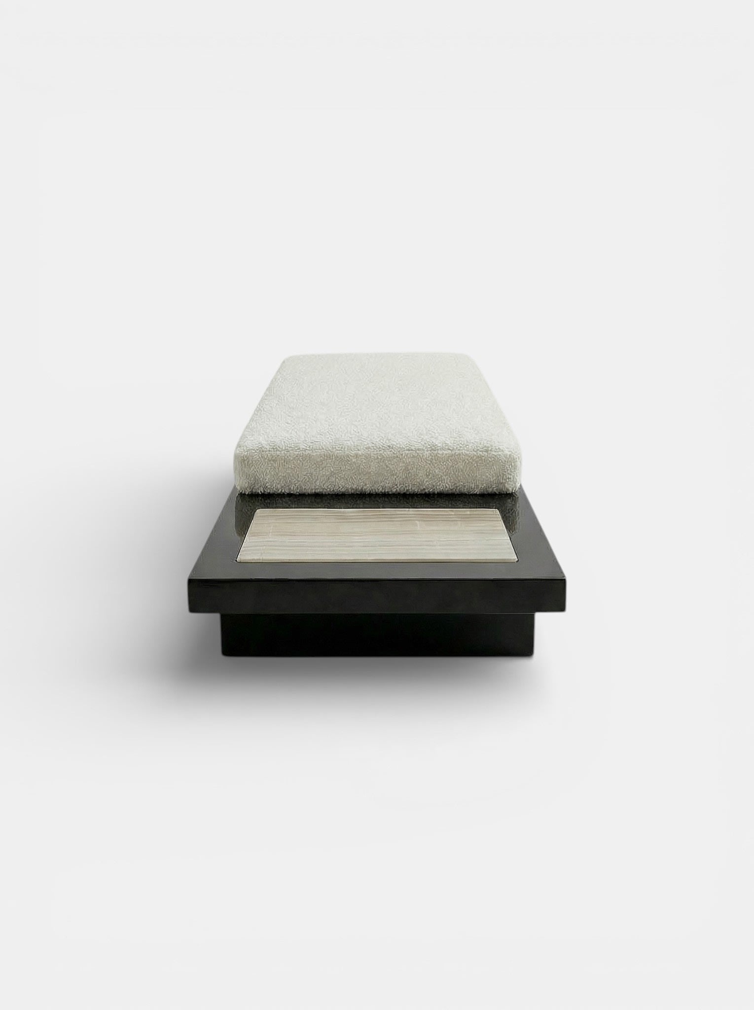 Sybille Black And Ivory Onyx Bench — lifestyle setting