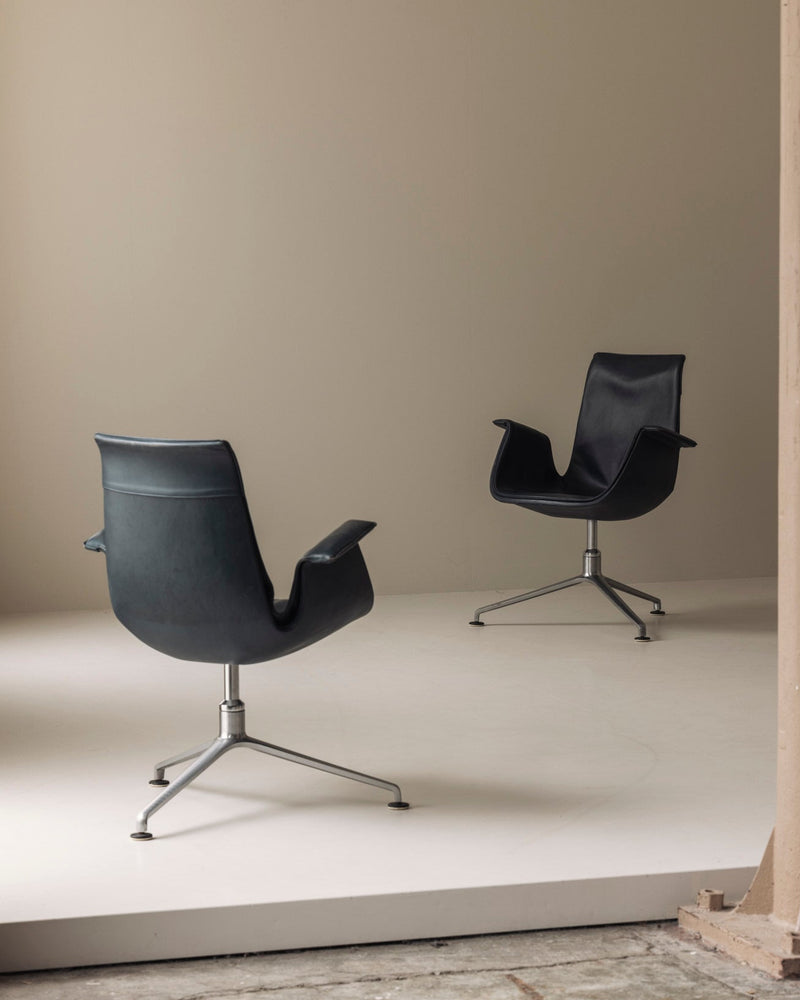 Set of two Bird Low Tulip Chairs by Fabricius & Kastholm, 1960s — view 10