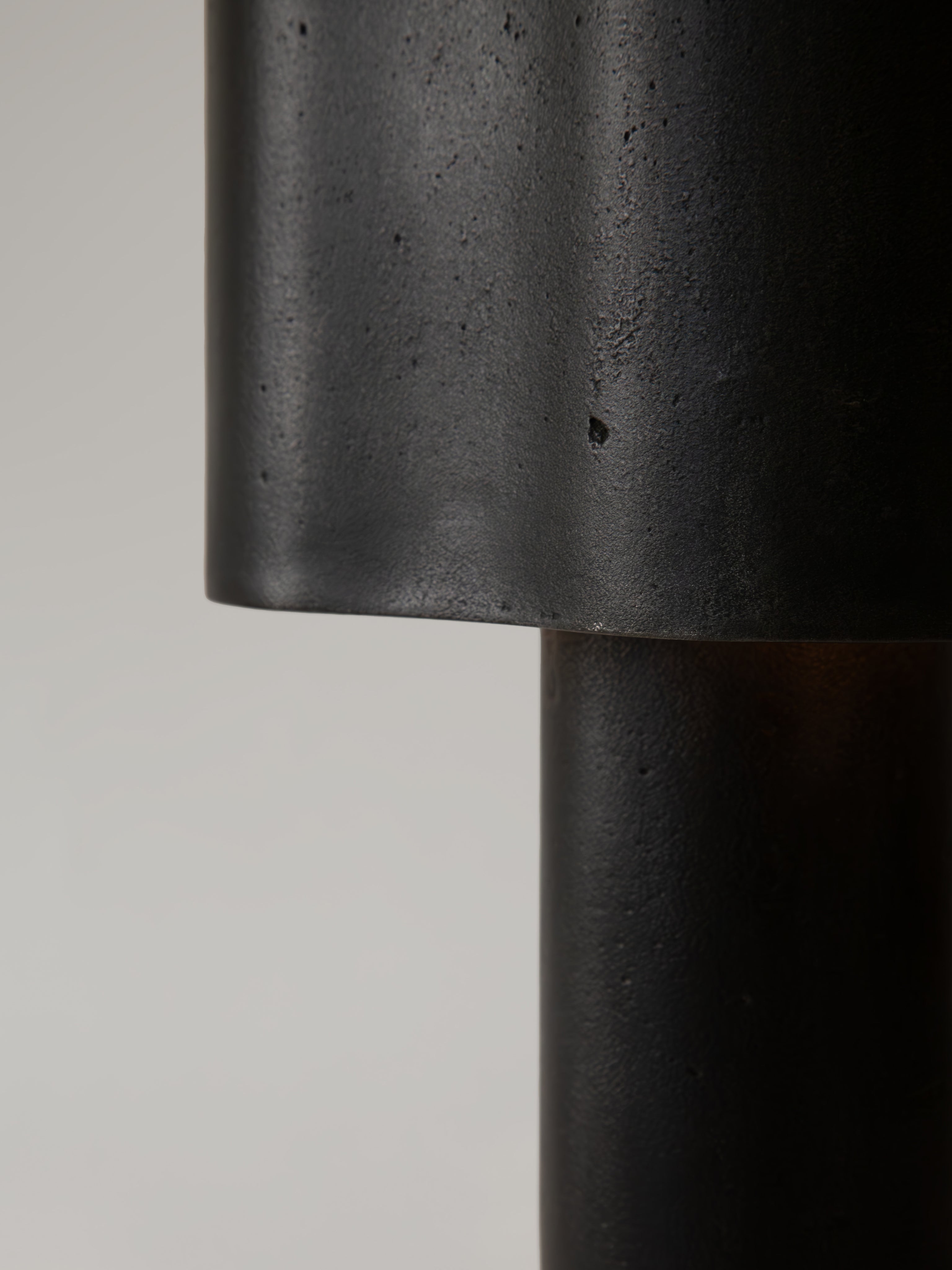 Coy Table Lamp - Blackened Aluminium — lifestyle setting