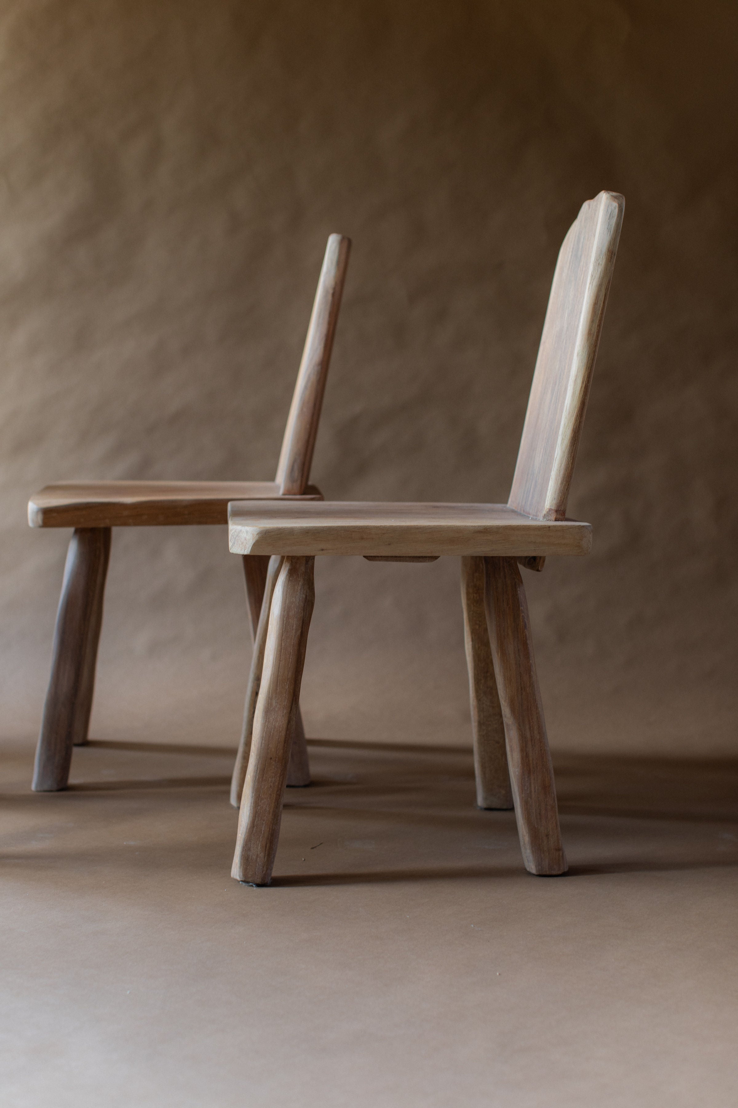 Set of Four Brutalist Chairs