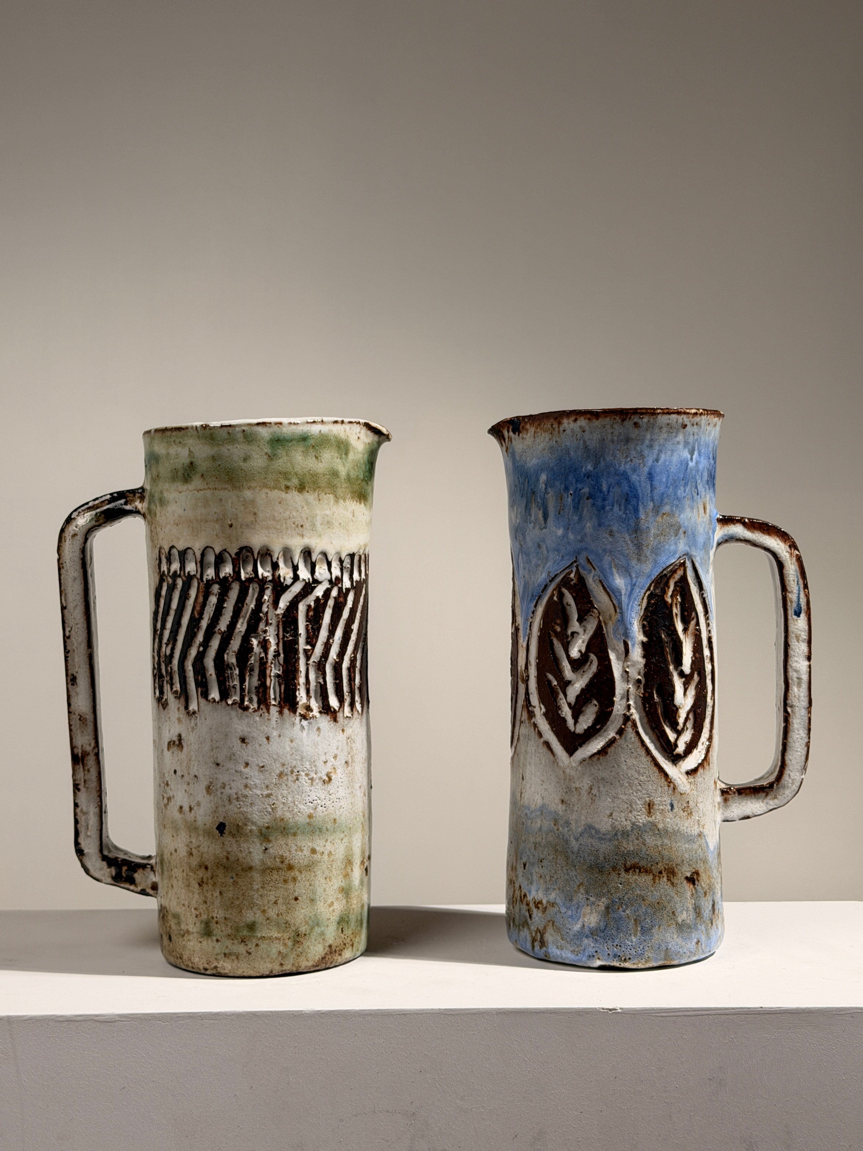 Ceramic pitcher by Albert Thiry, Vallauris, France, circa 1970 — in context