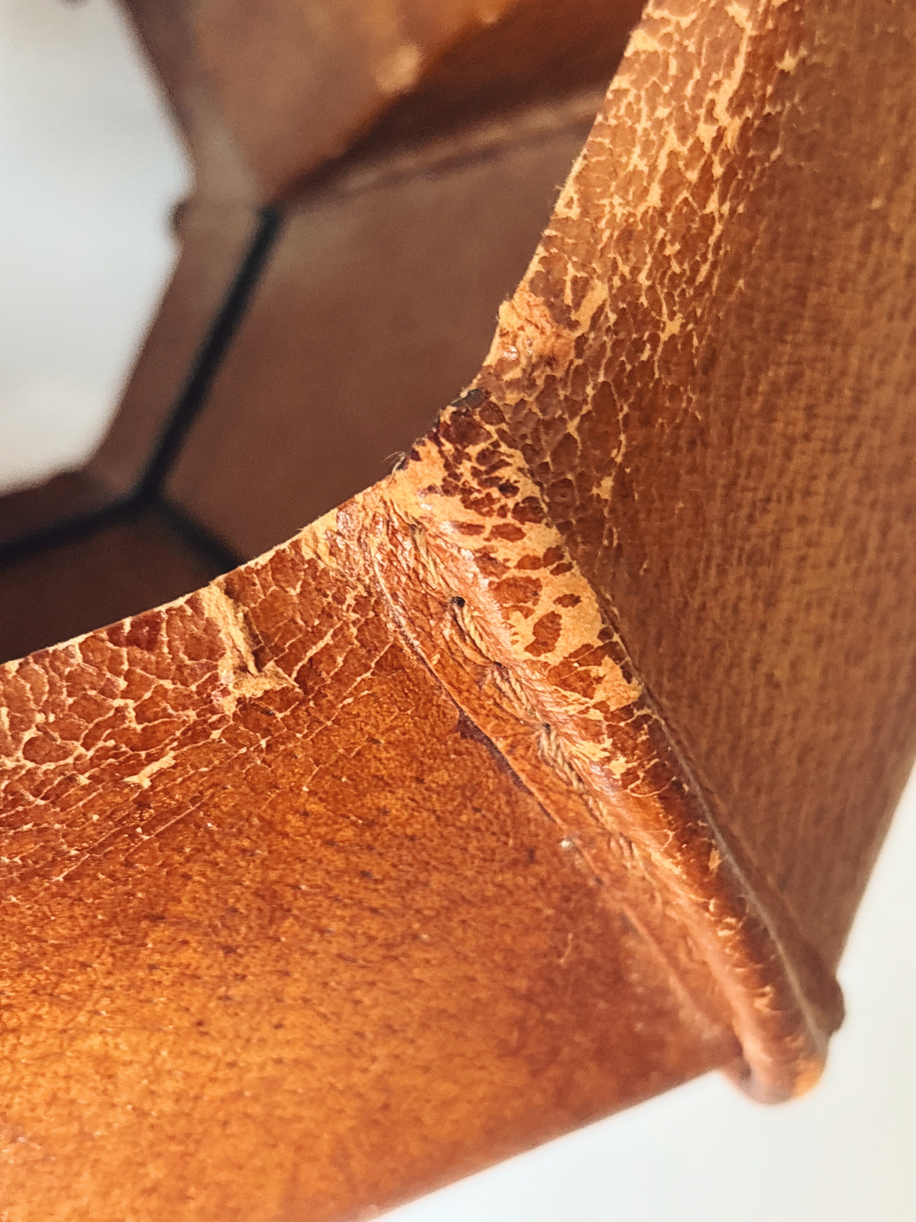 Leather Wall Lamp, Mid Century Poland — view 10