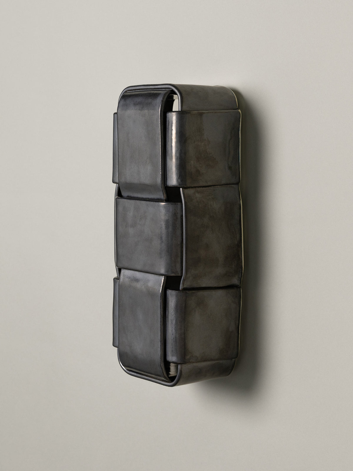 Stria 3 Sconce, Graphite — alternate view