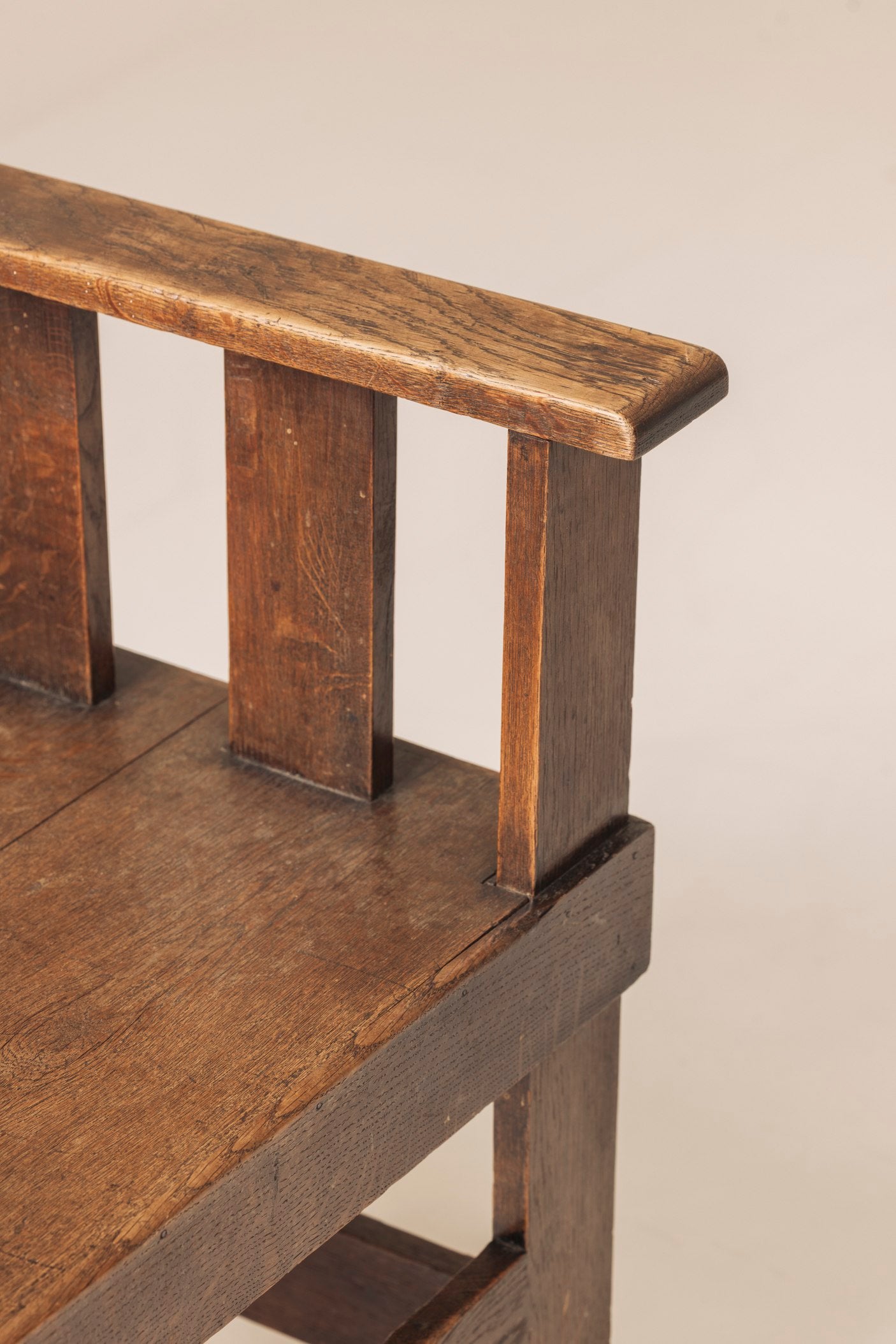 Rare French armchair in said oak, early 1930s. — additional view