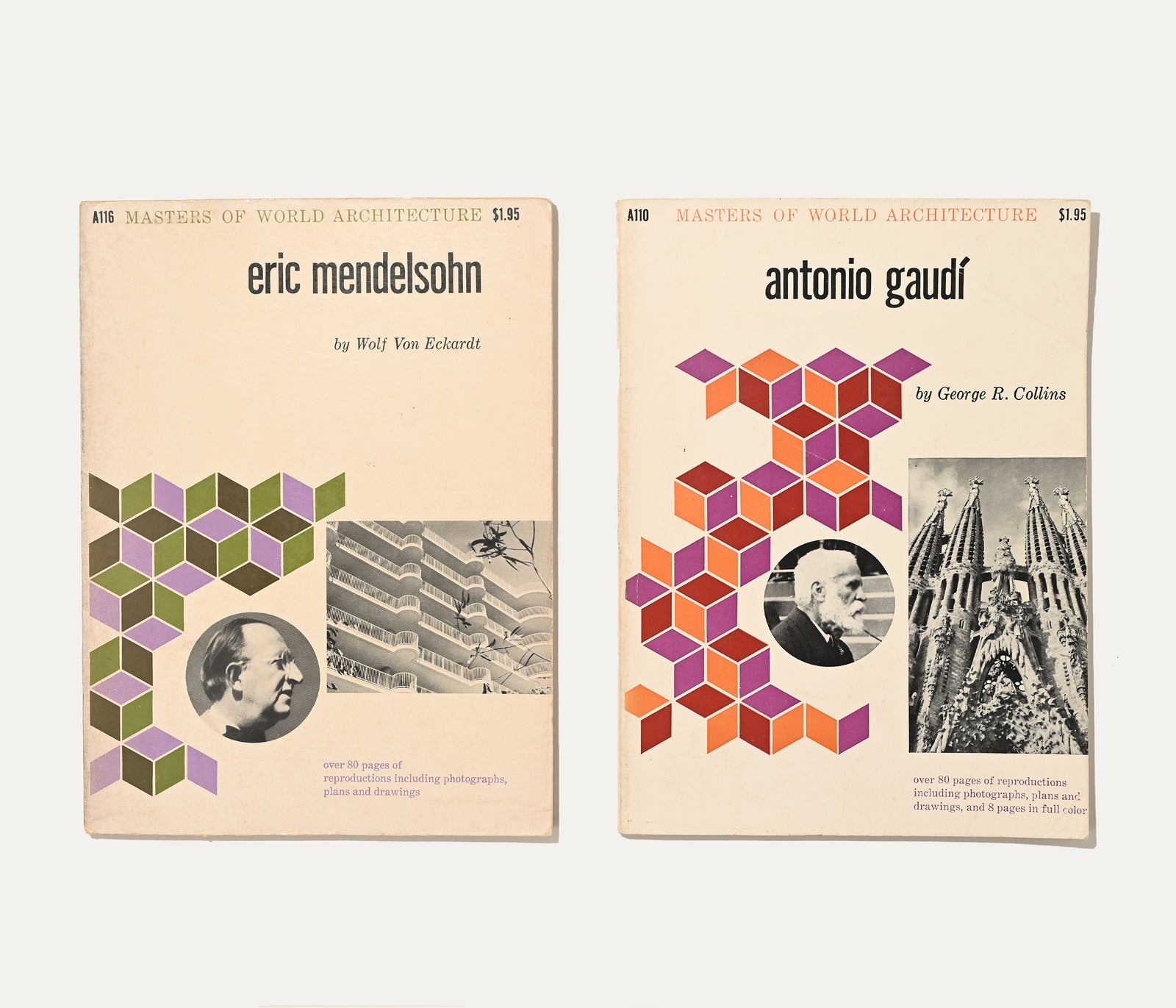 Antonio Gaudi Eric Mendelson Richard Neutra Oscar Niemeyer Architecture Interiors Book — alternate view