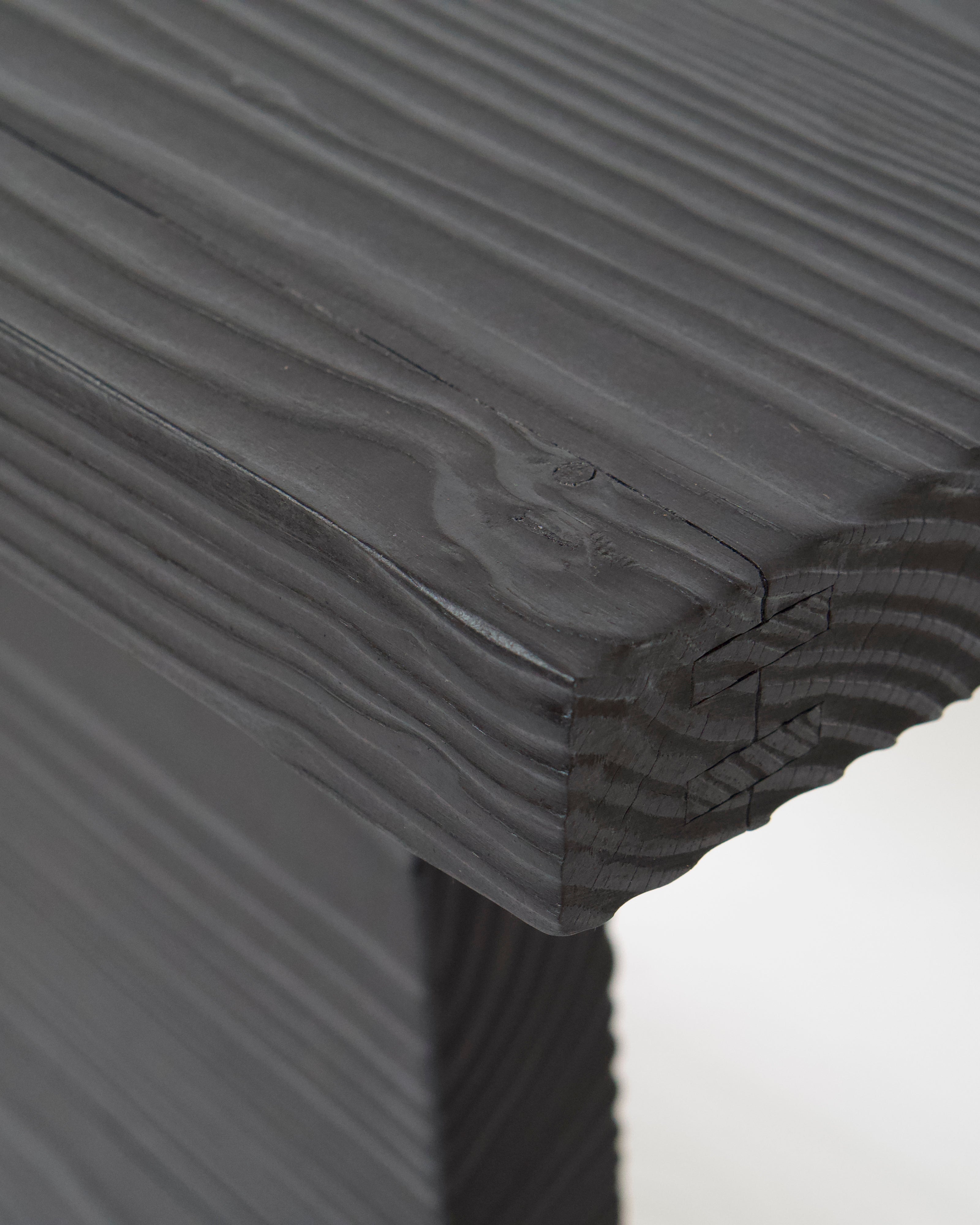 REEF V1 Console Table in Charred Wood