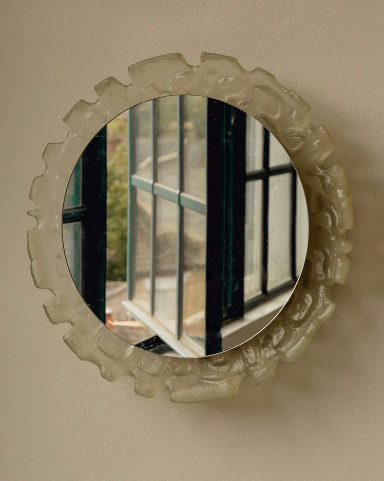 Miroir rétroéclairé mi-siècle