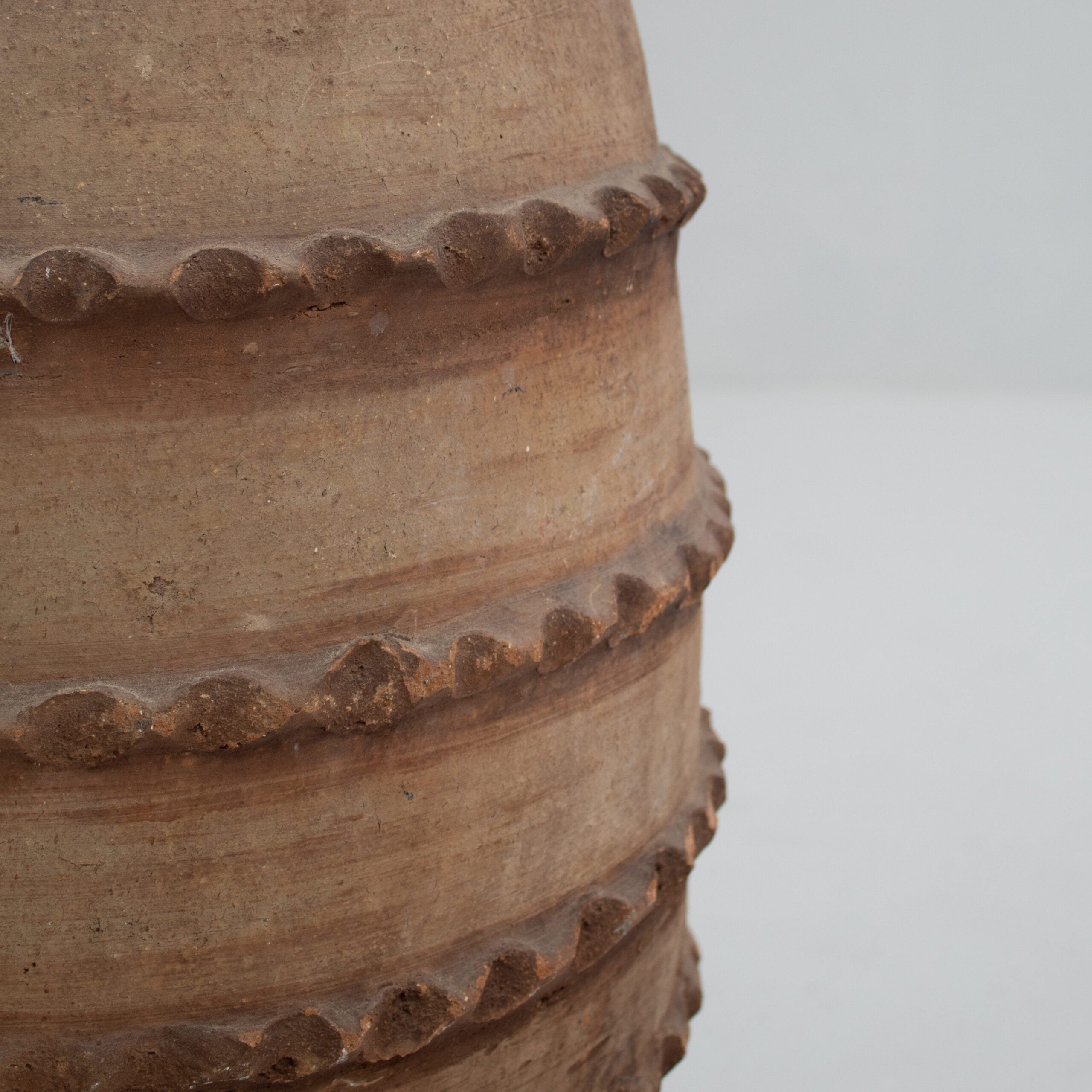 Large Rustic Terracotta Vase — view 10