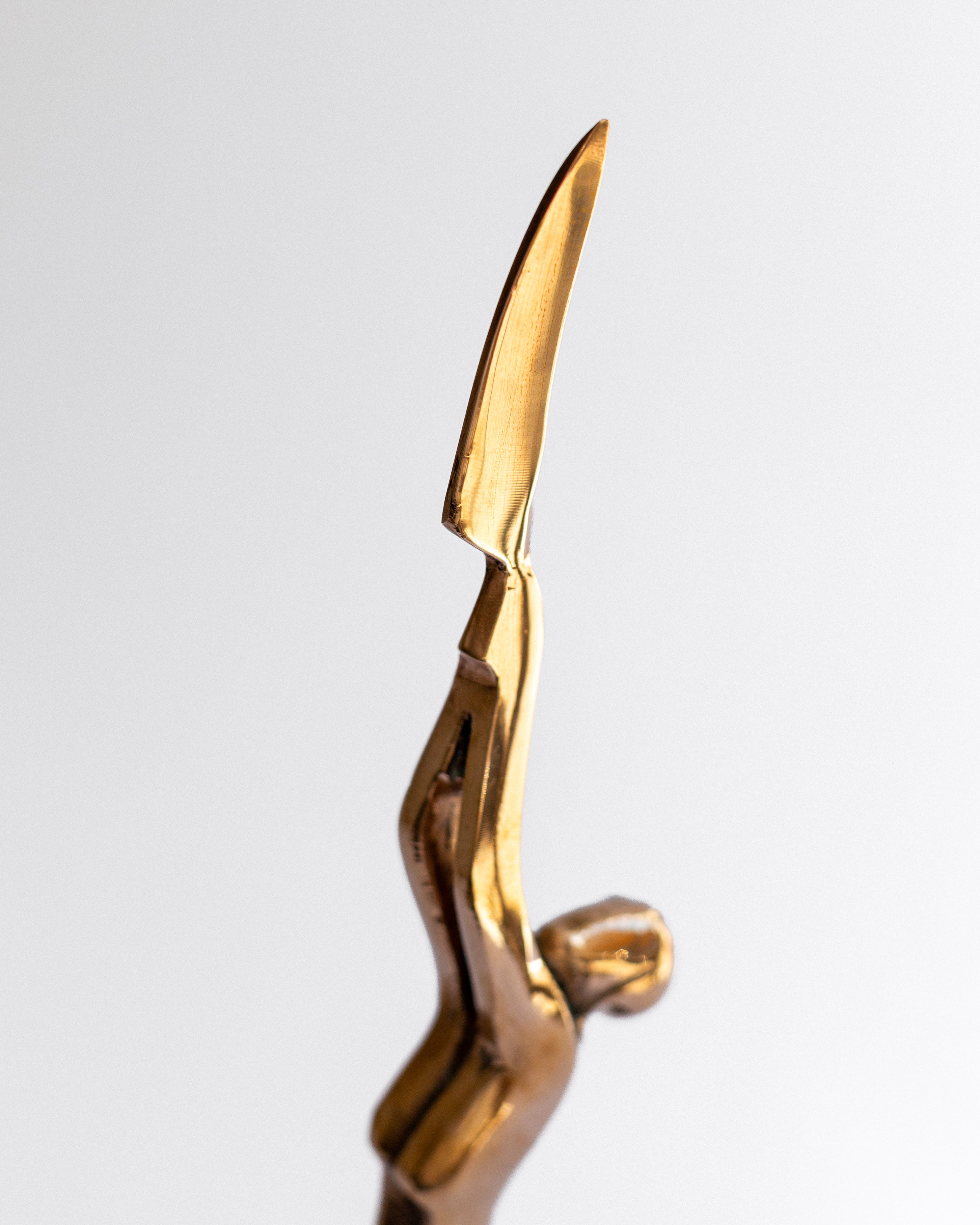 Art Deco Revival Bronze and Marble Sculpture, Signed, 1980s — lifestyle setting